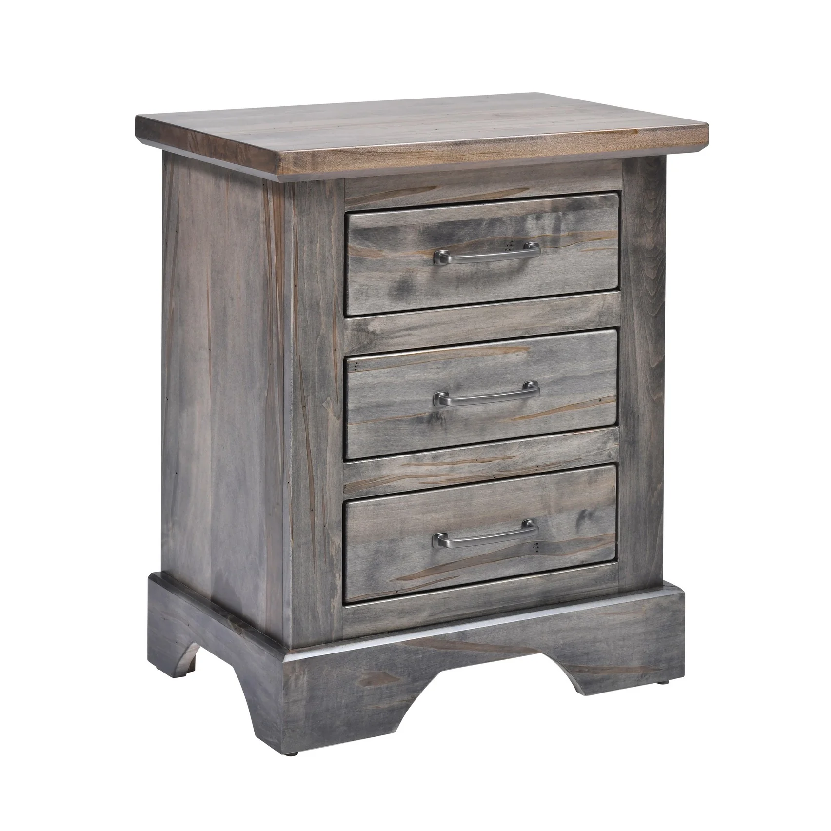 Amish Kimberley Three Drawer Nightstand - Quick Ship