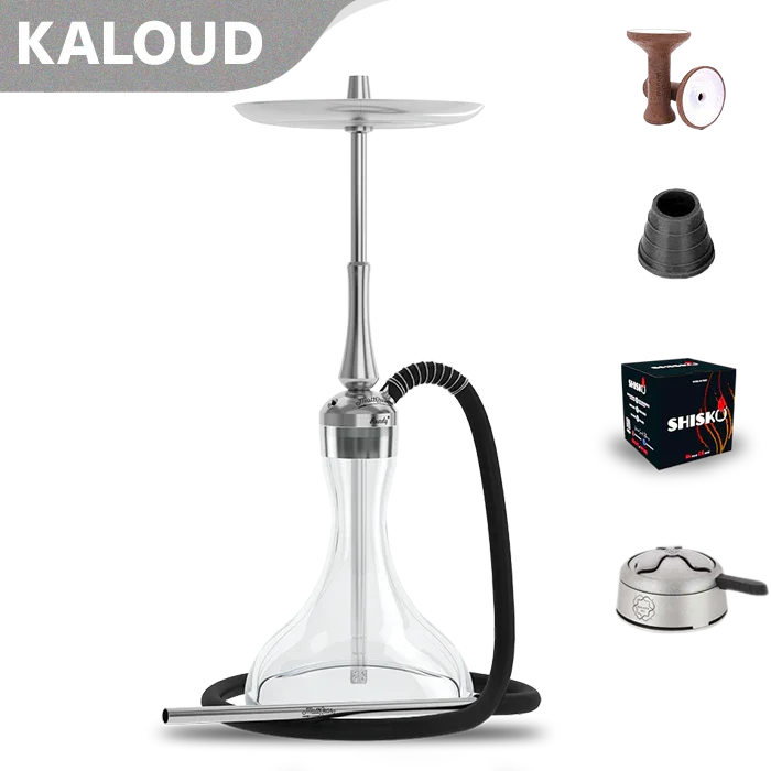 MattPear Ready S Lite ART Hookah With Threaded Base (Clear)