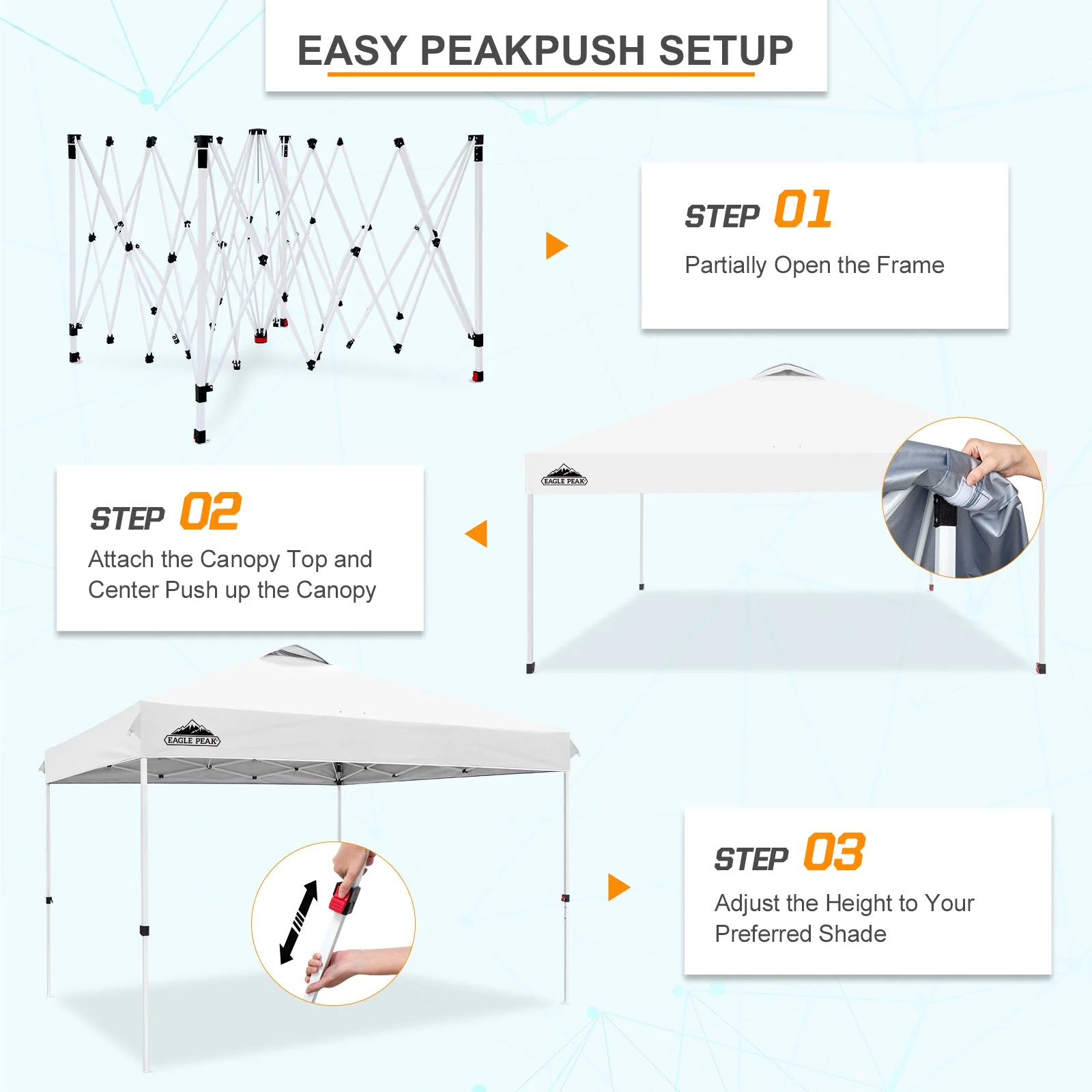 12x12 ft Pop Up Canopy Tent