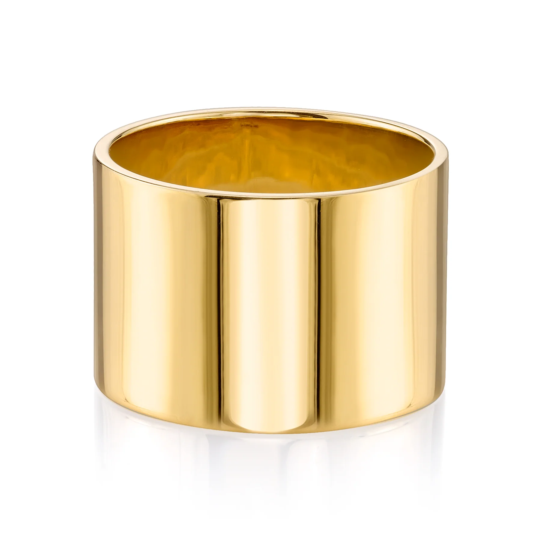 Cigar Band - 14k Yellow Gold