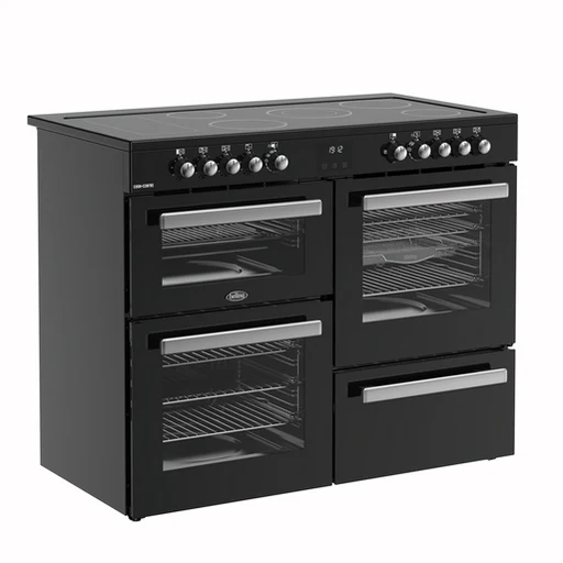 Belling 110cm Black Cookcentre Electric Rangecooker | CC110EBLK