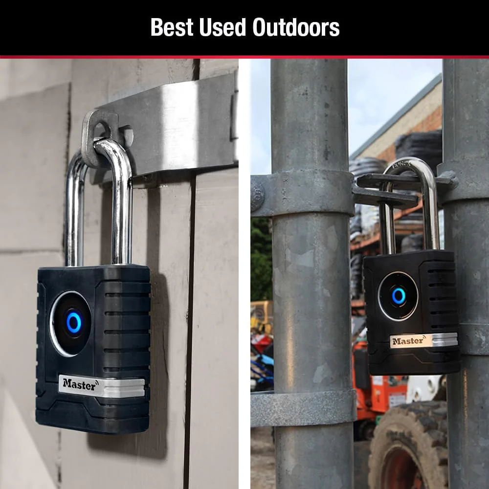 Fingerprint Lock - Heavy Duty Outdoor Biometric Padlock