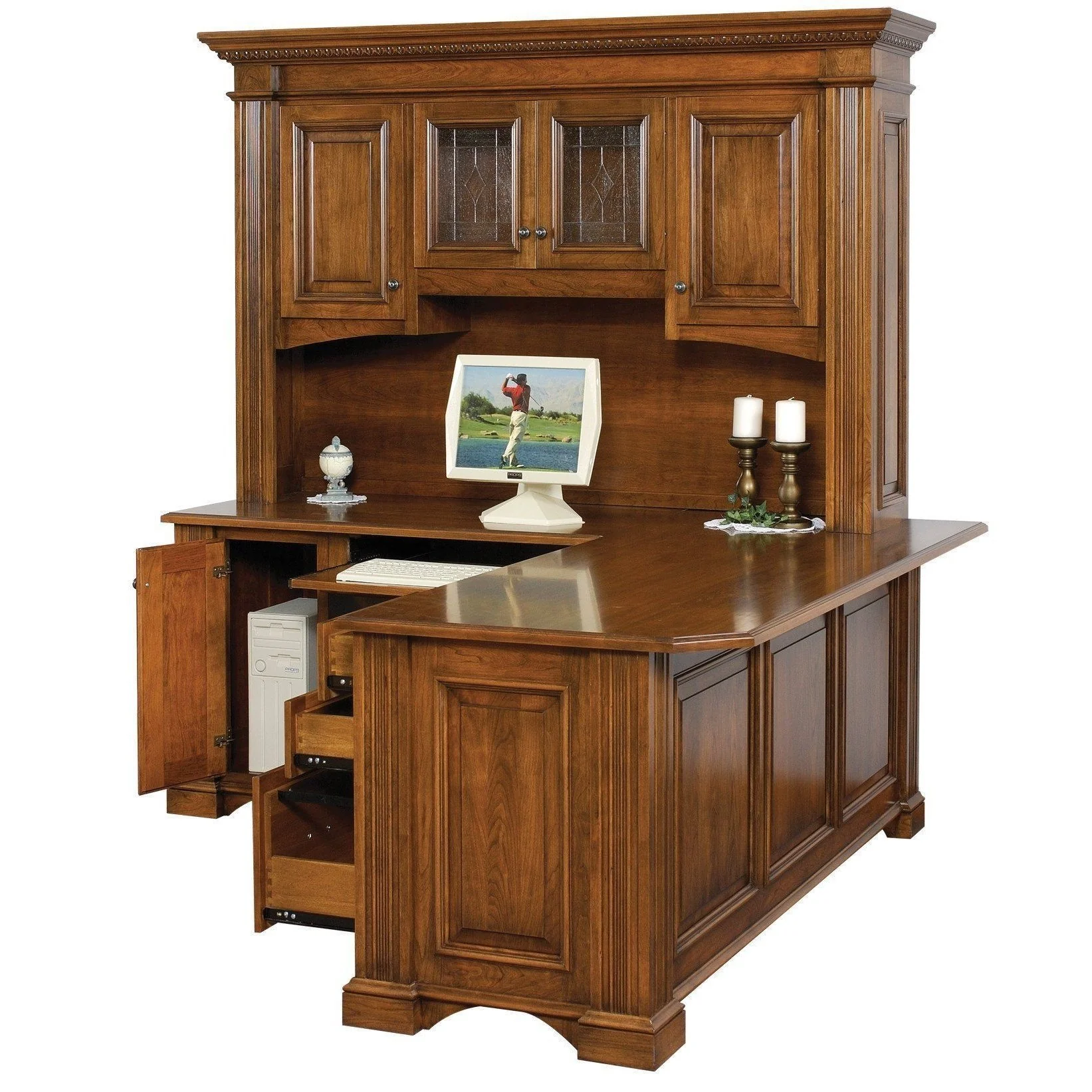 Amish Lincoln Corner Desk