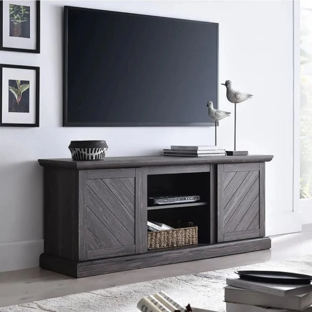 Walden Media Console in Weathered Gray -SP6554-OM
