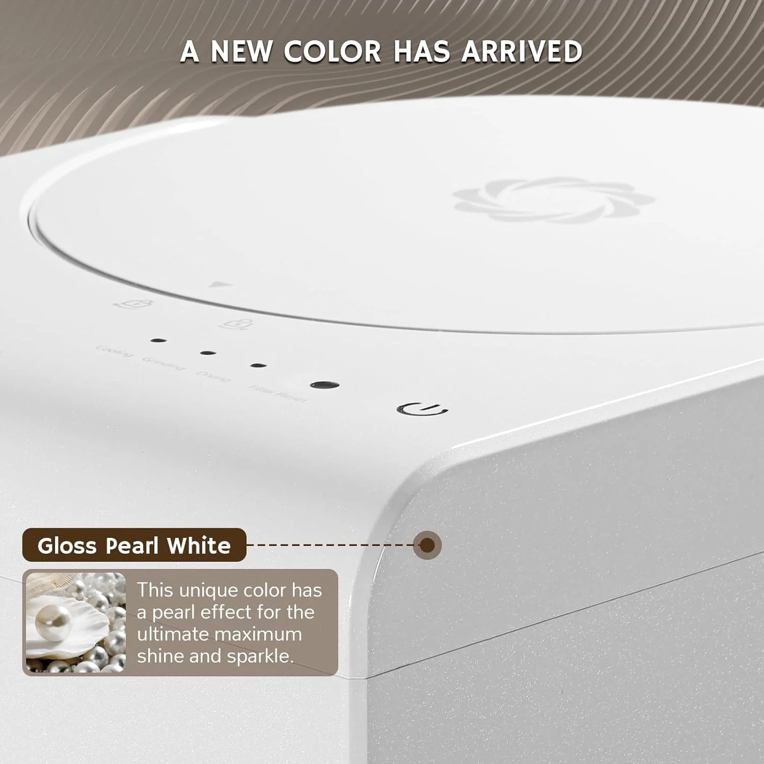 Electric Kitchen Composter, 2.5L Capacity, Turn Food Waste and Scraps into Dry Compost