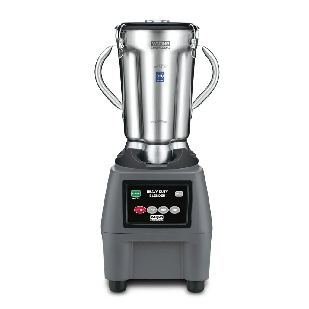 Commercial Ultra Heavy Duty 3.75 Blender, Electric Touchpad Controls with Variable Speed, Stainless Steel 1 Gallon Container, 120V, 5-15 Phase Plug