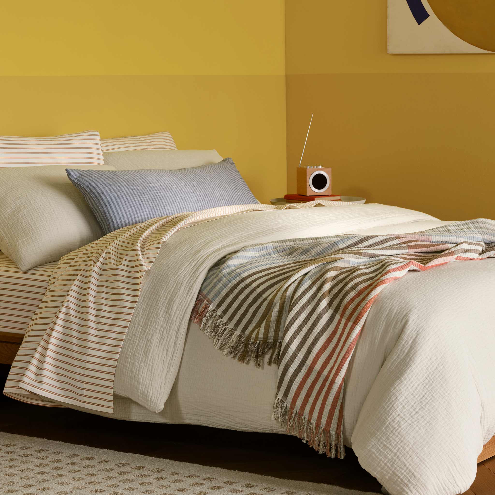 Breezeweave Crinkle Cotton Duvet Cover