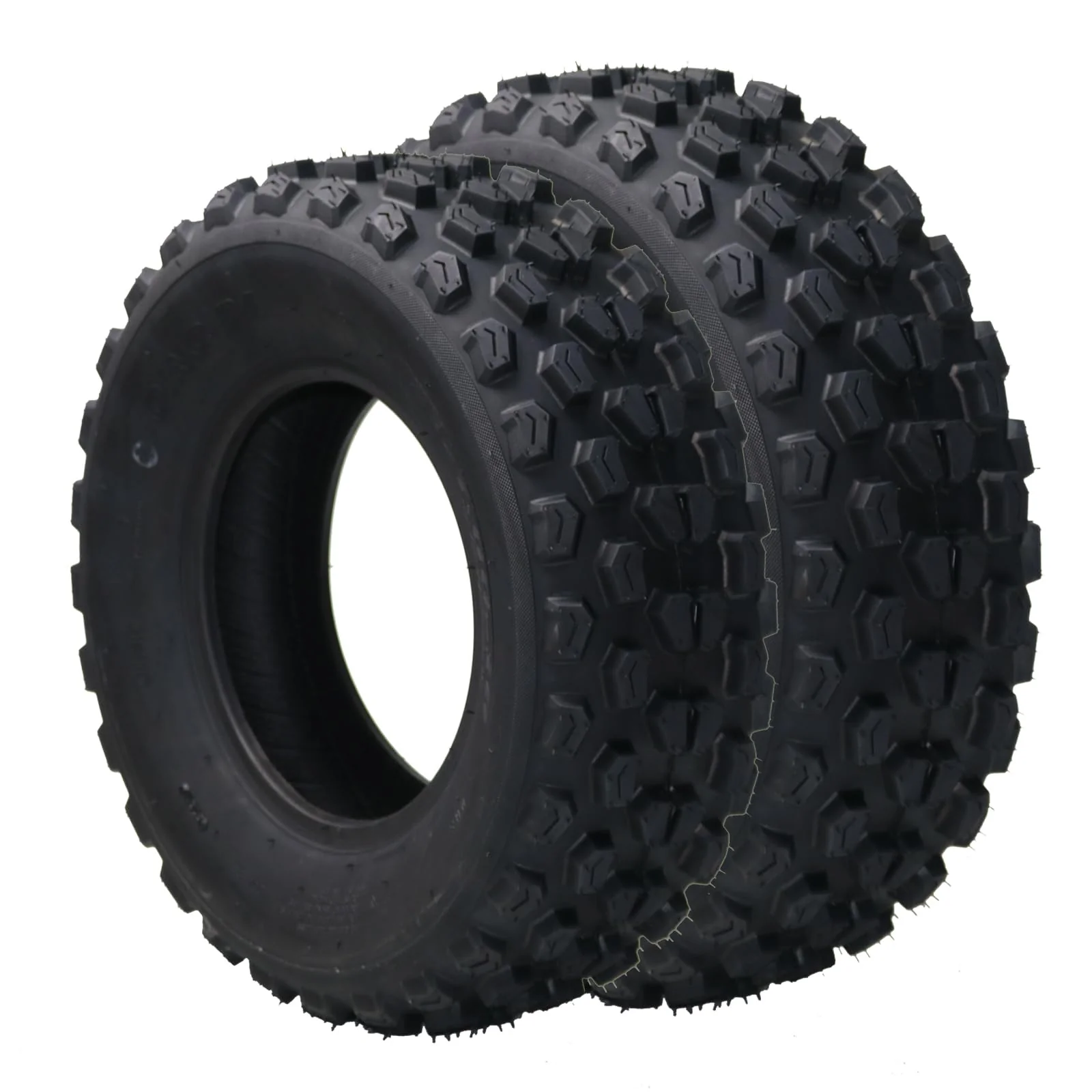 Garvee 2 Pack 22x7-10 ATV Tires, 4 PR All-Terrain Tubeless Tires for Off-Road, Sand, Mud, Durable Rubber, Excellent Grip