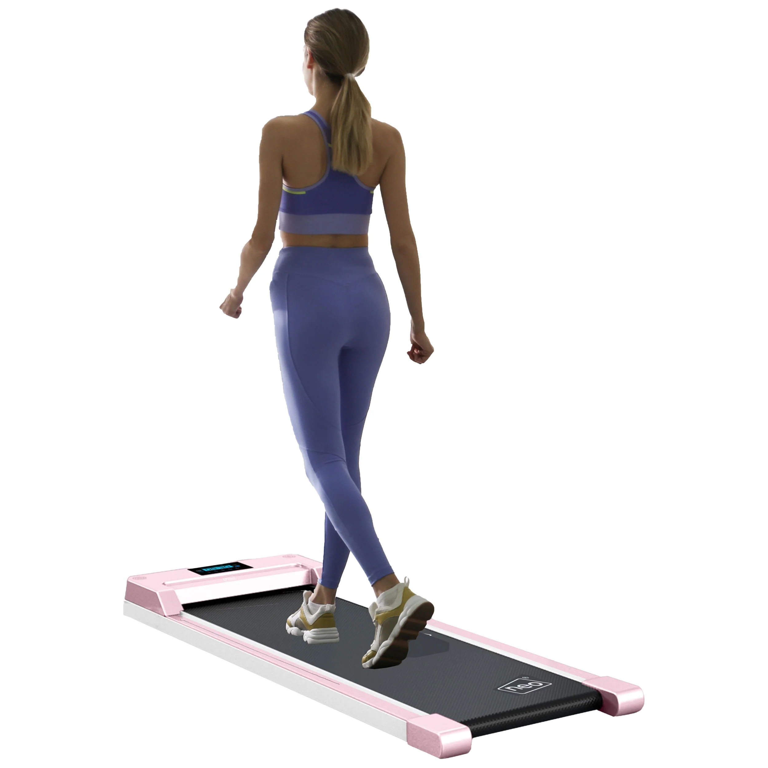 Neo Pink Portable Walking Pad Treadmill
