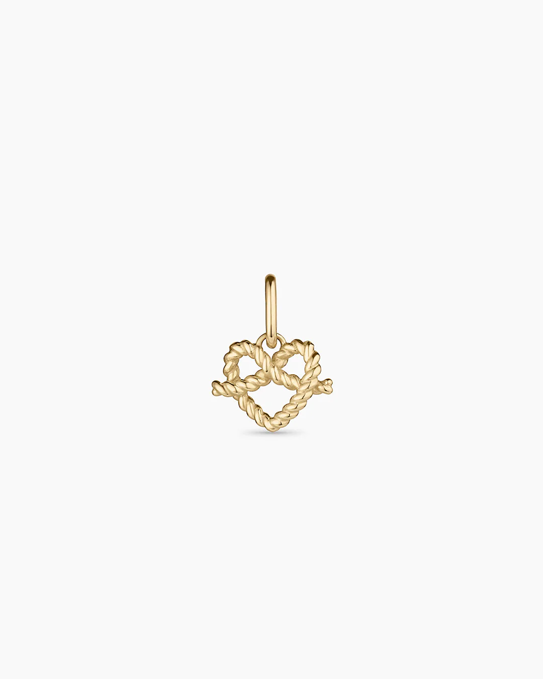 14k Gold Love Knot Charm