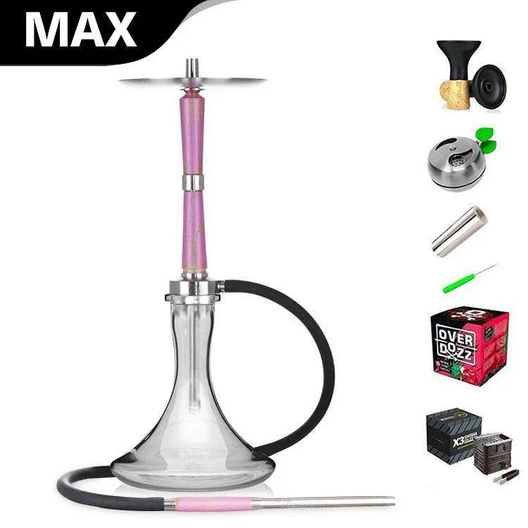 Ash Wood Electro Storm V2 Shisha Set