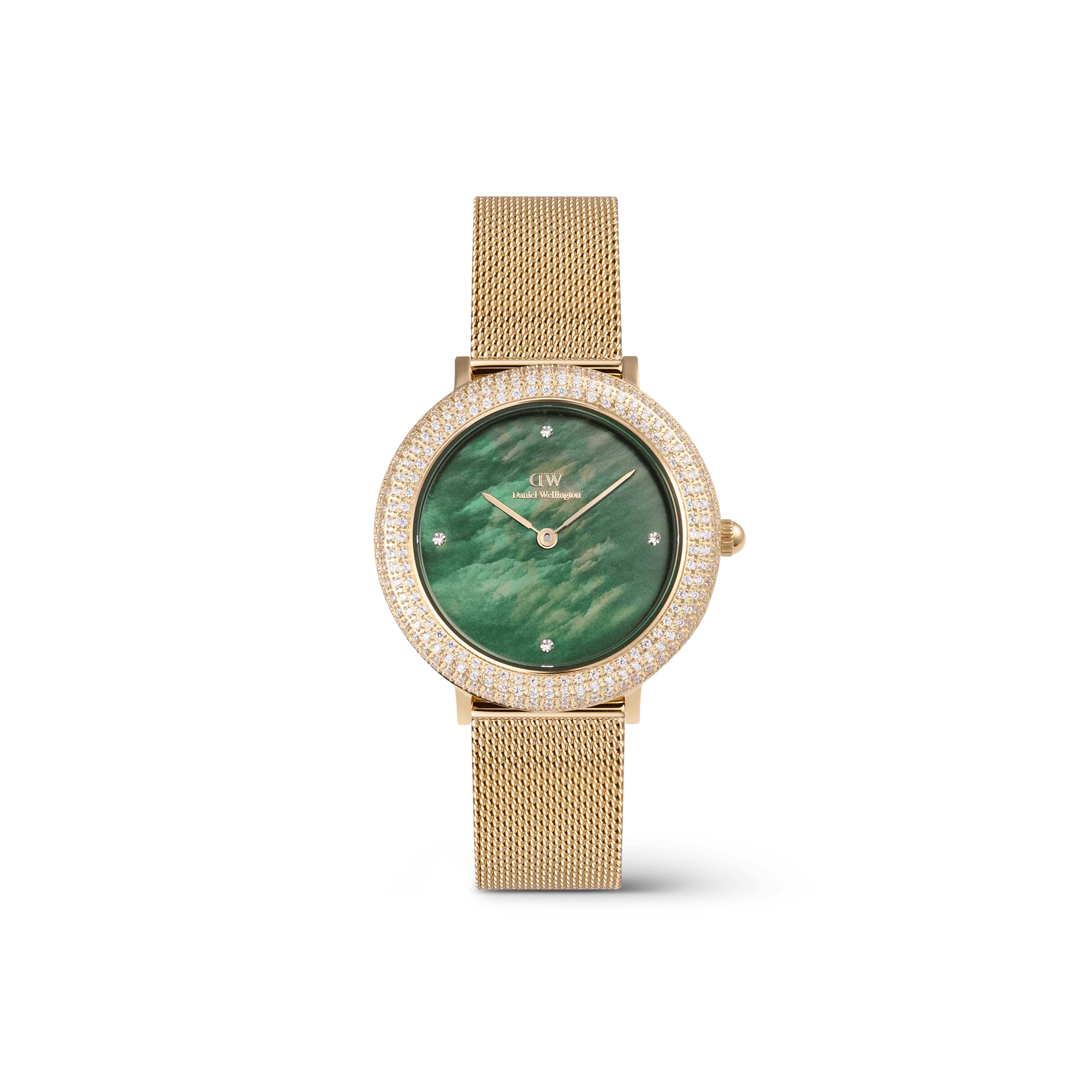 Crystalline Bezel Evergold Green