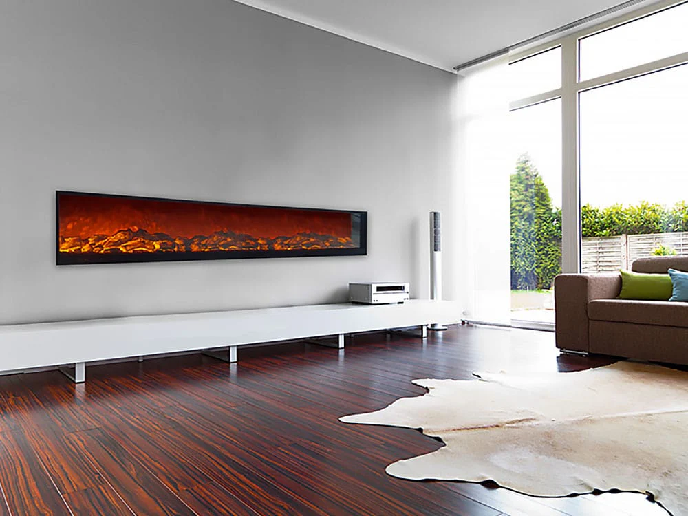 Touchstone 72-In Emblazon Built-In Electric Fireplace