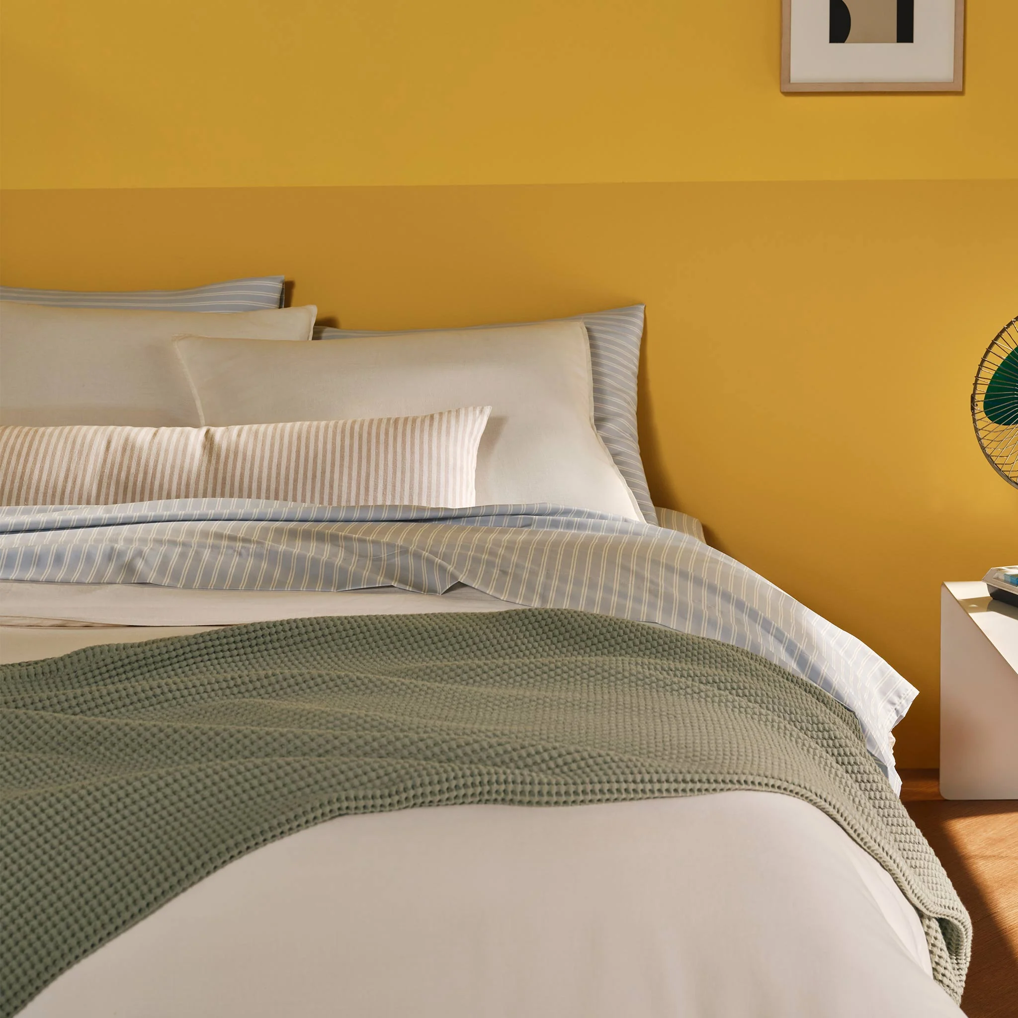 Washed European Linen Lumbar Pillow Cover