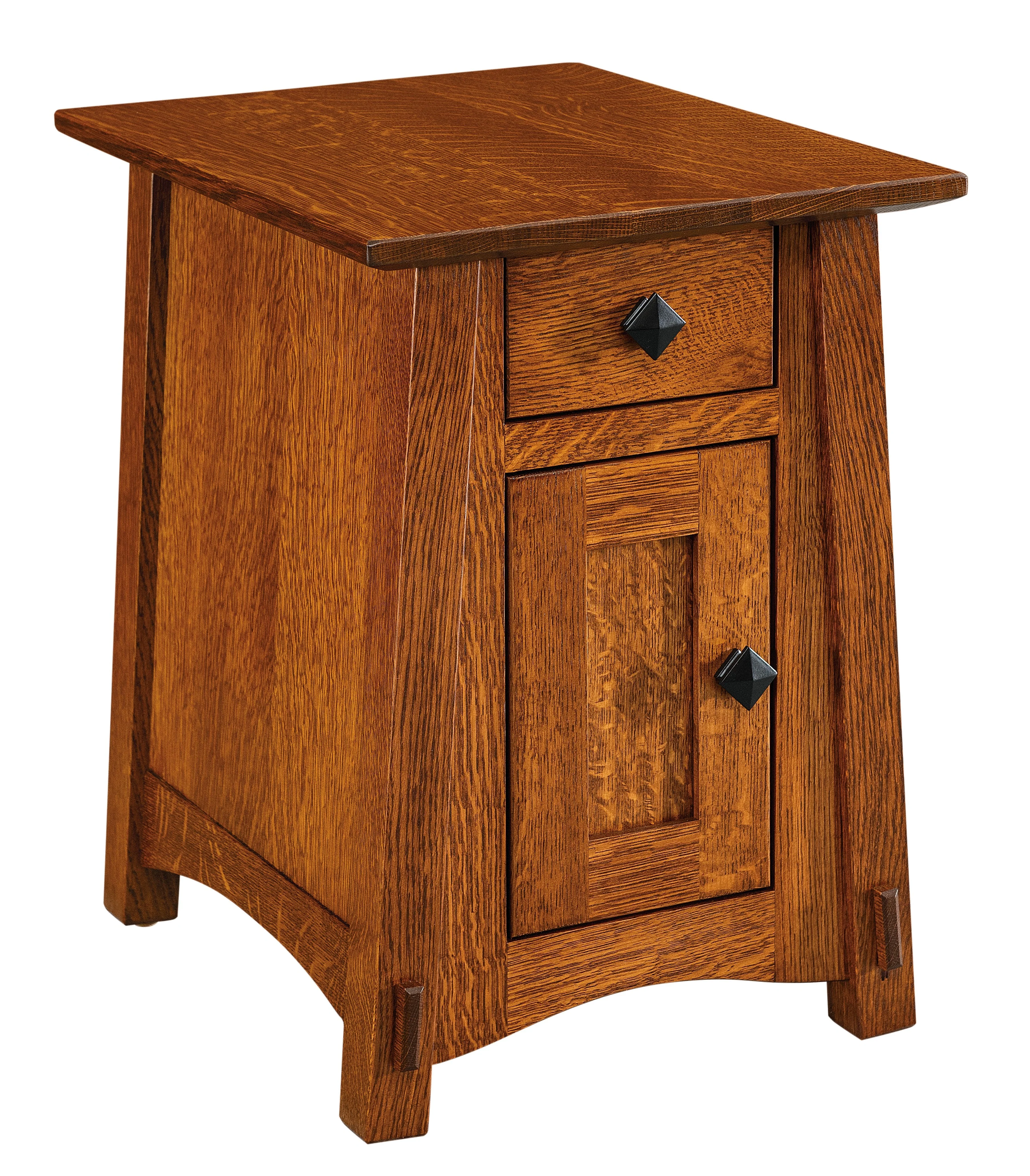 Amish McCoy One Drawer One Door End Table