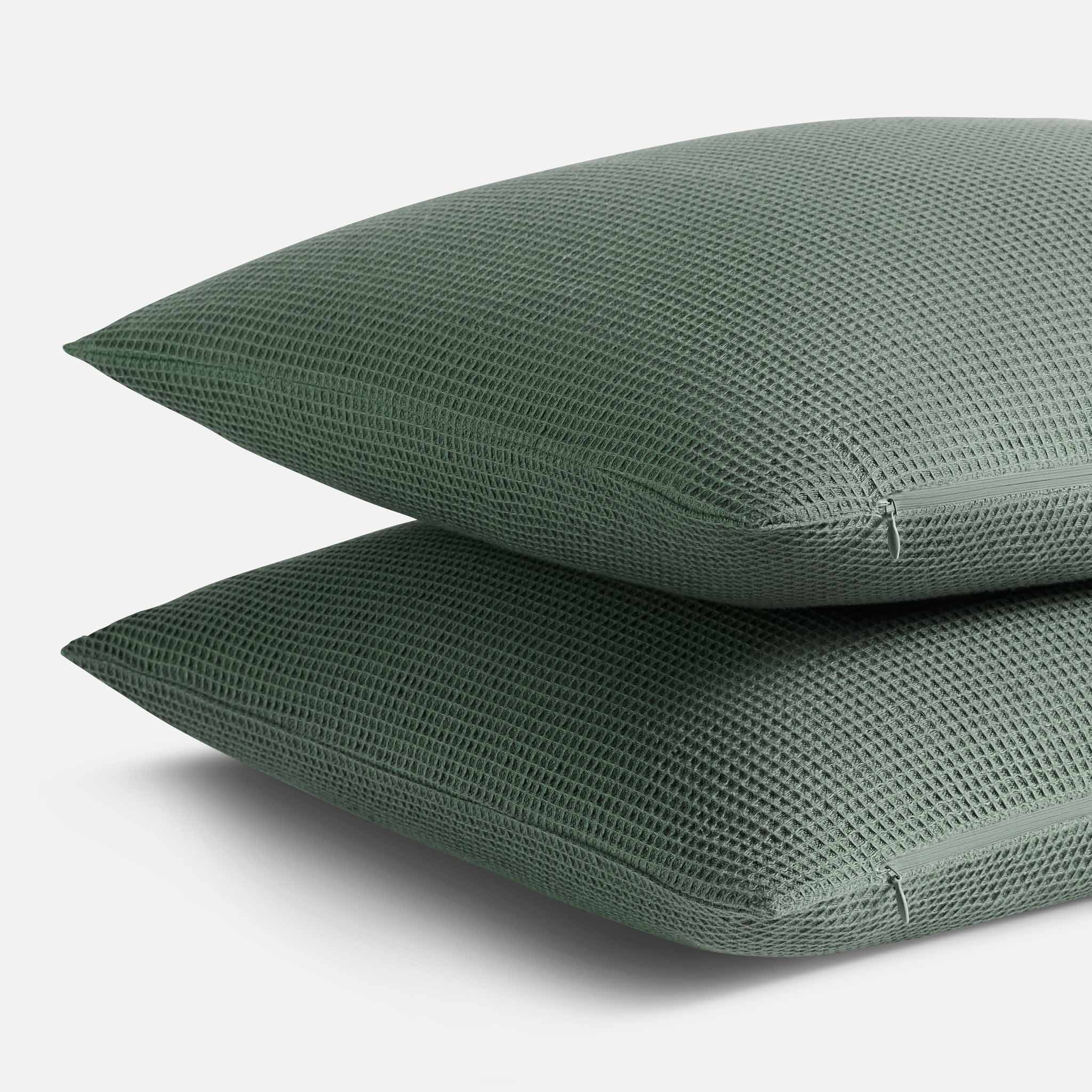 Micro Waffle Sham Set