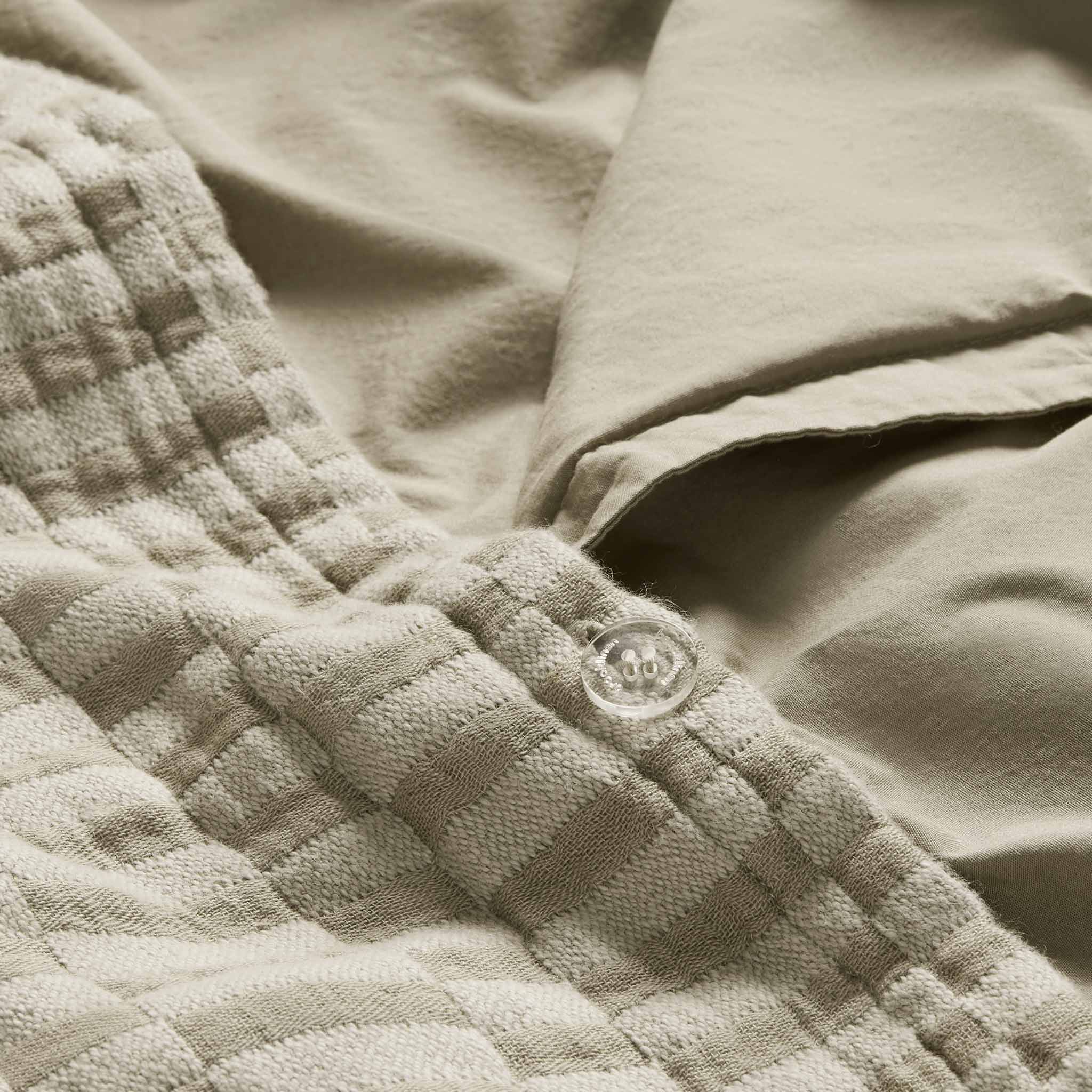 Woven Checkerboard Duvet Cover - Last Call