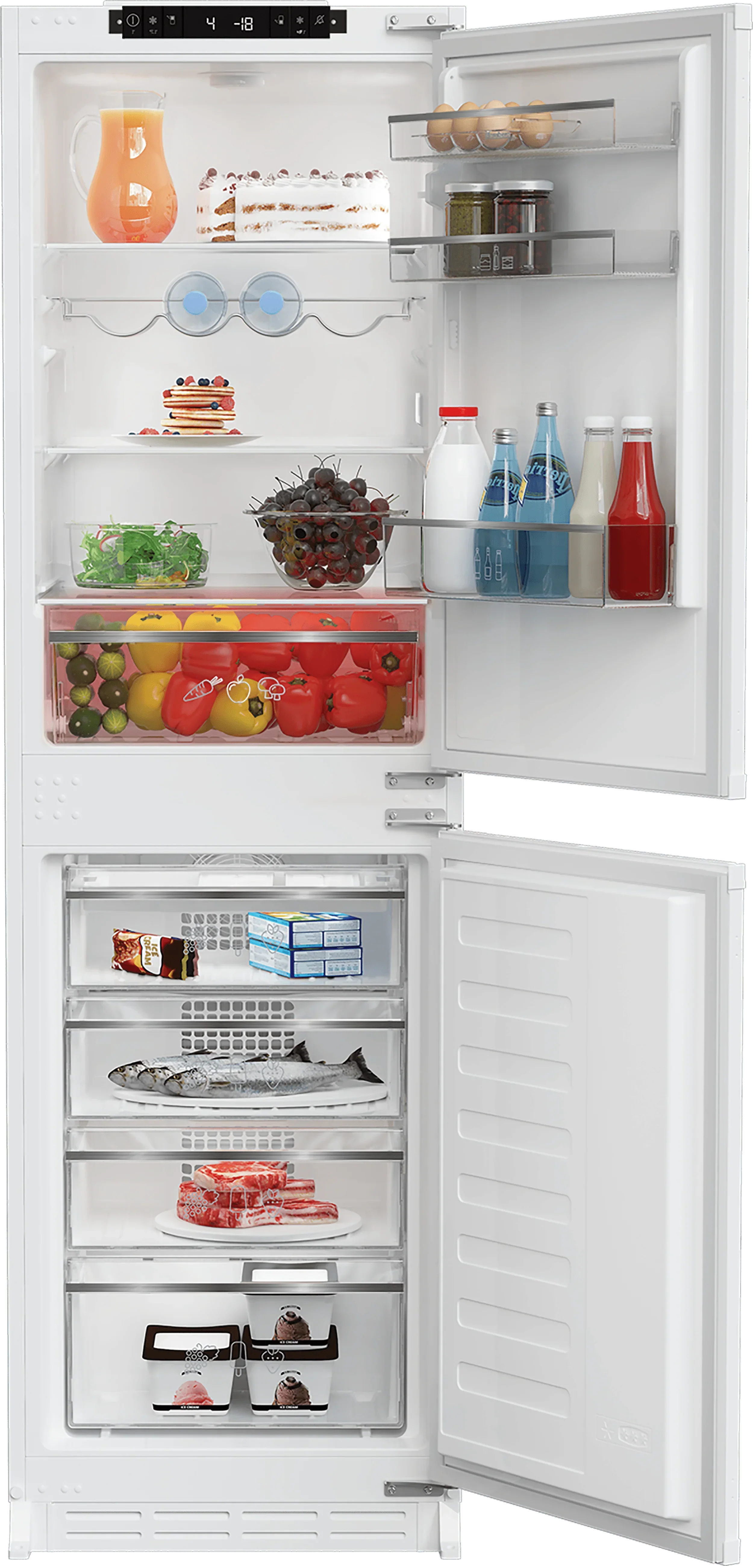 Blomberg Integrated 50/50 Frost Free Fridge Freezer | KNE4564EVI