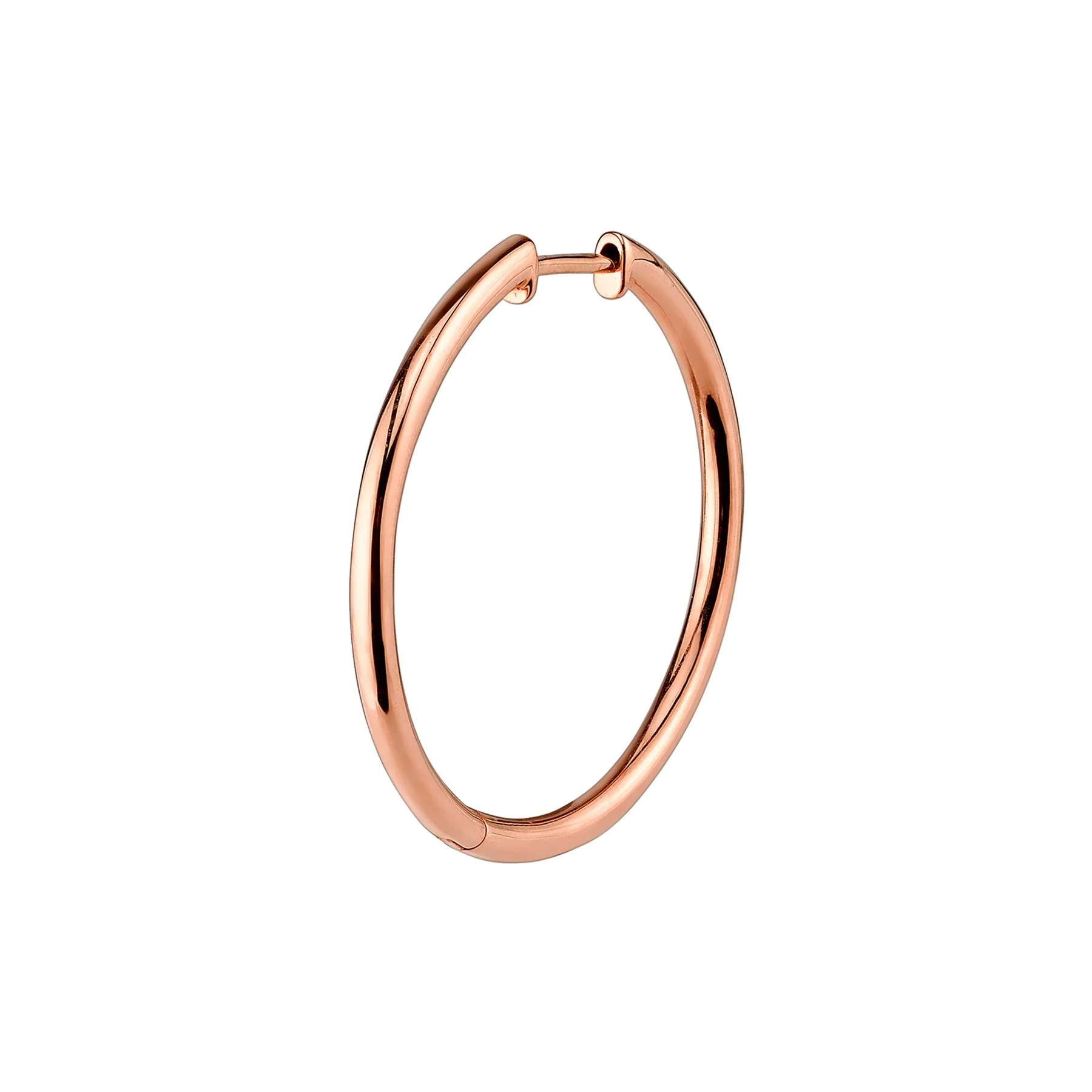 Slim Hoop #2 - 14k Rose Gold