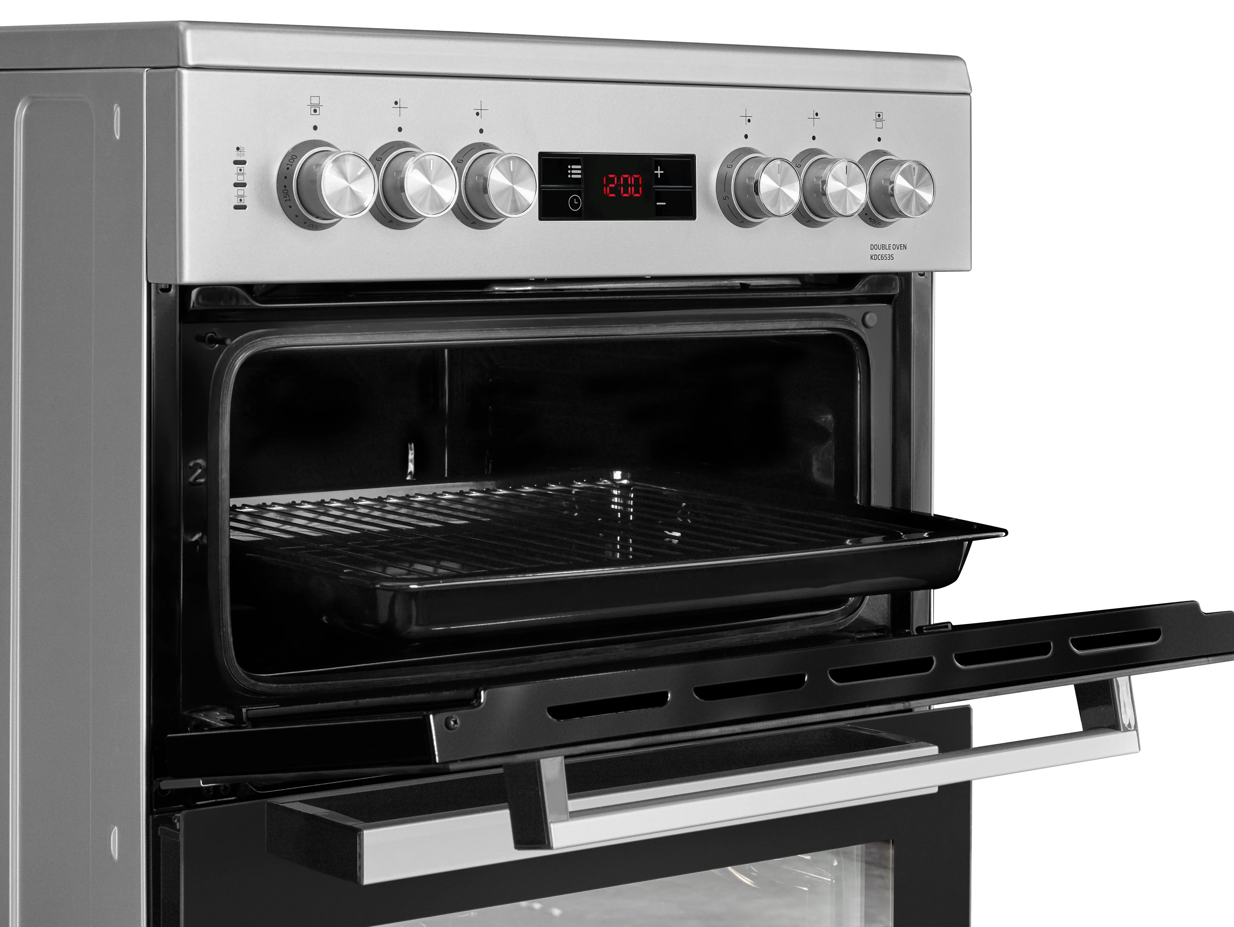 Beko 60cm Double Oven Electric Cooker | KDC653S