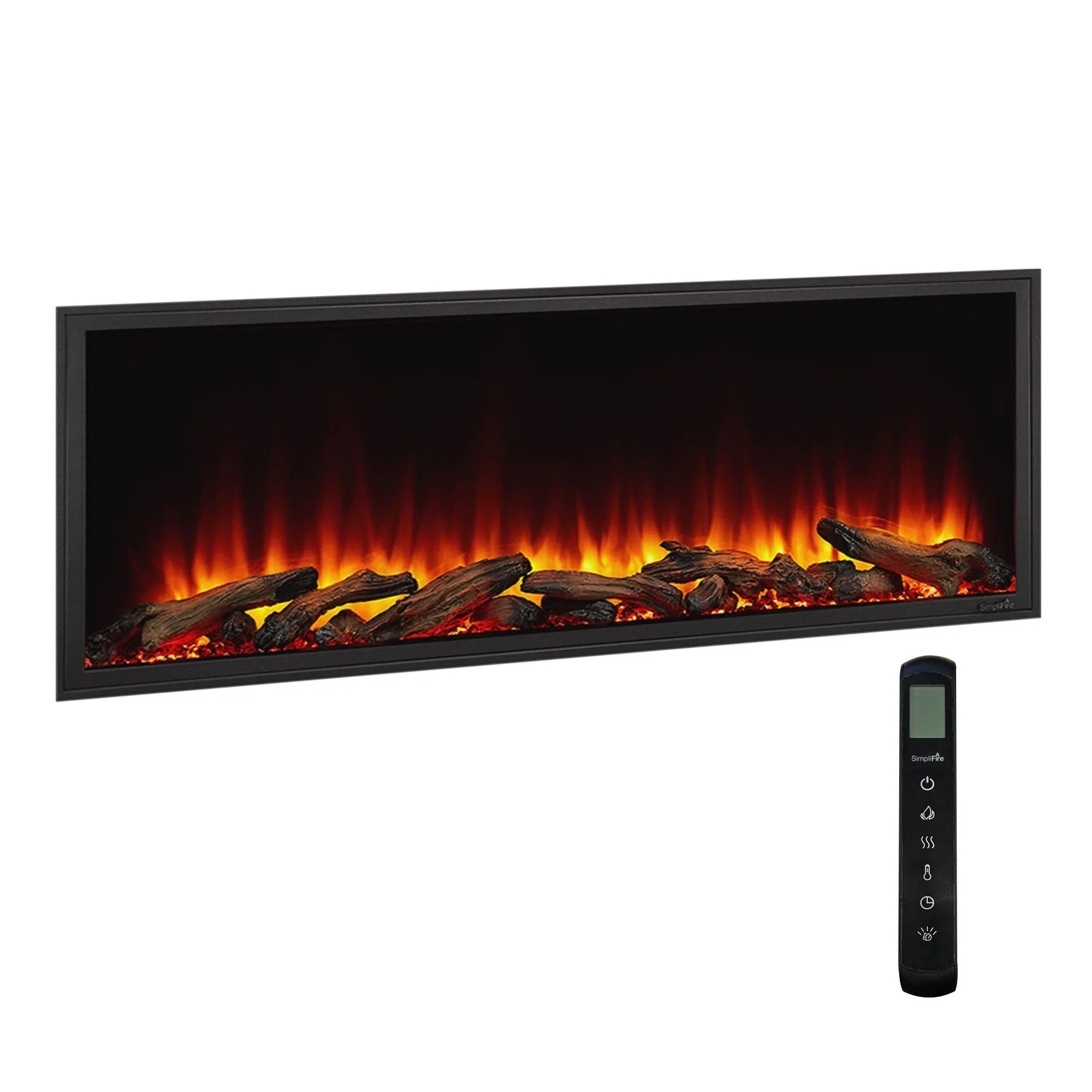 SimpliFire 43-in Scion Linear Built-In Electric Fireplace