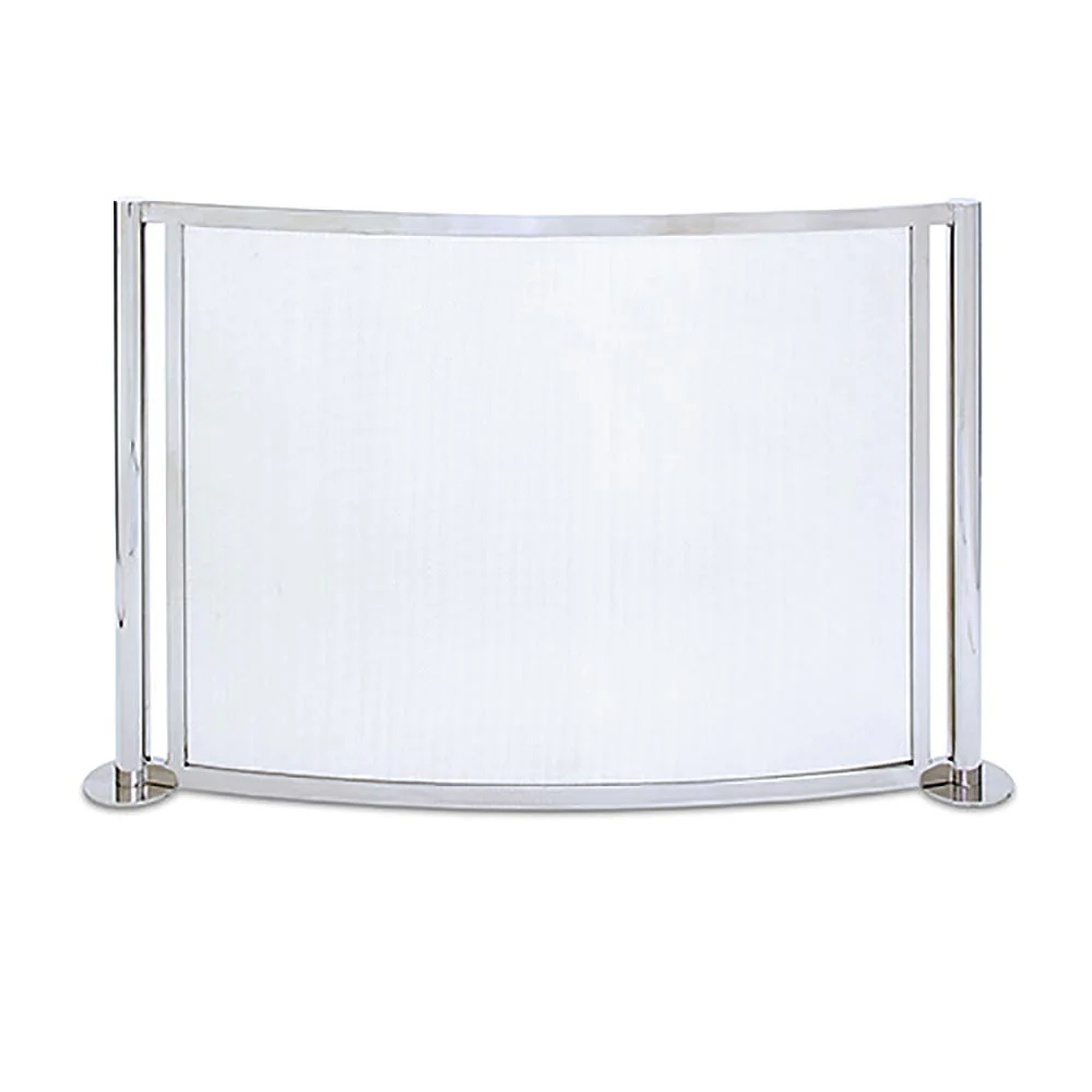 Panorama Bowed Screen, Polished Nickel
