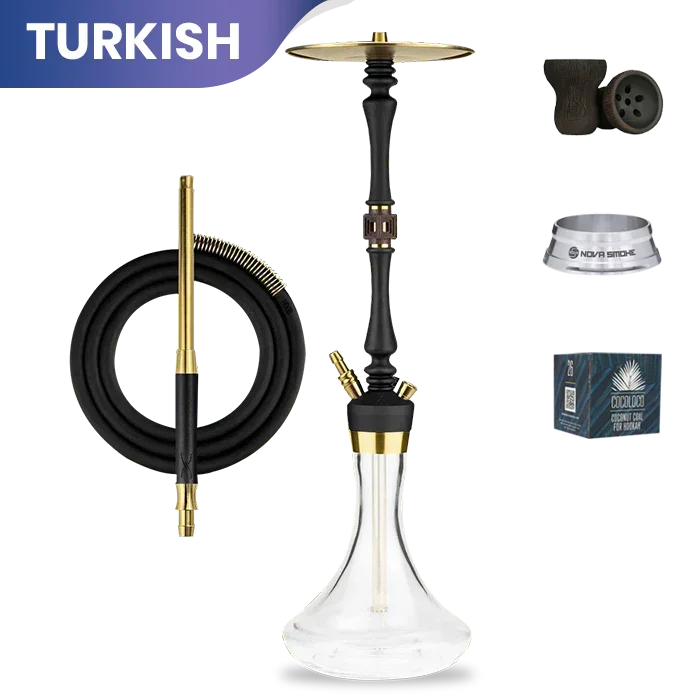 Hoob Mars Pro Hookah - Black Gold