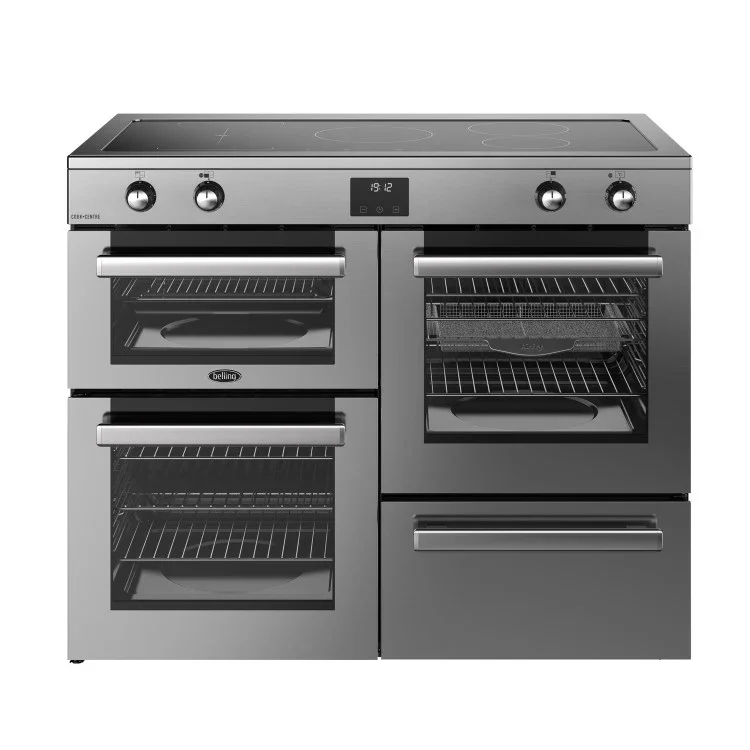 *Display Model* Belling Cookcentre 110cm Electric Induction Range Cooker - Stainless Steel