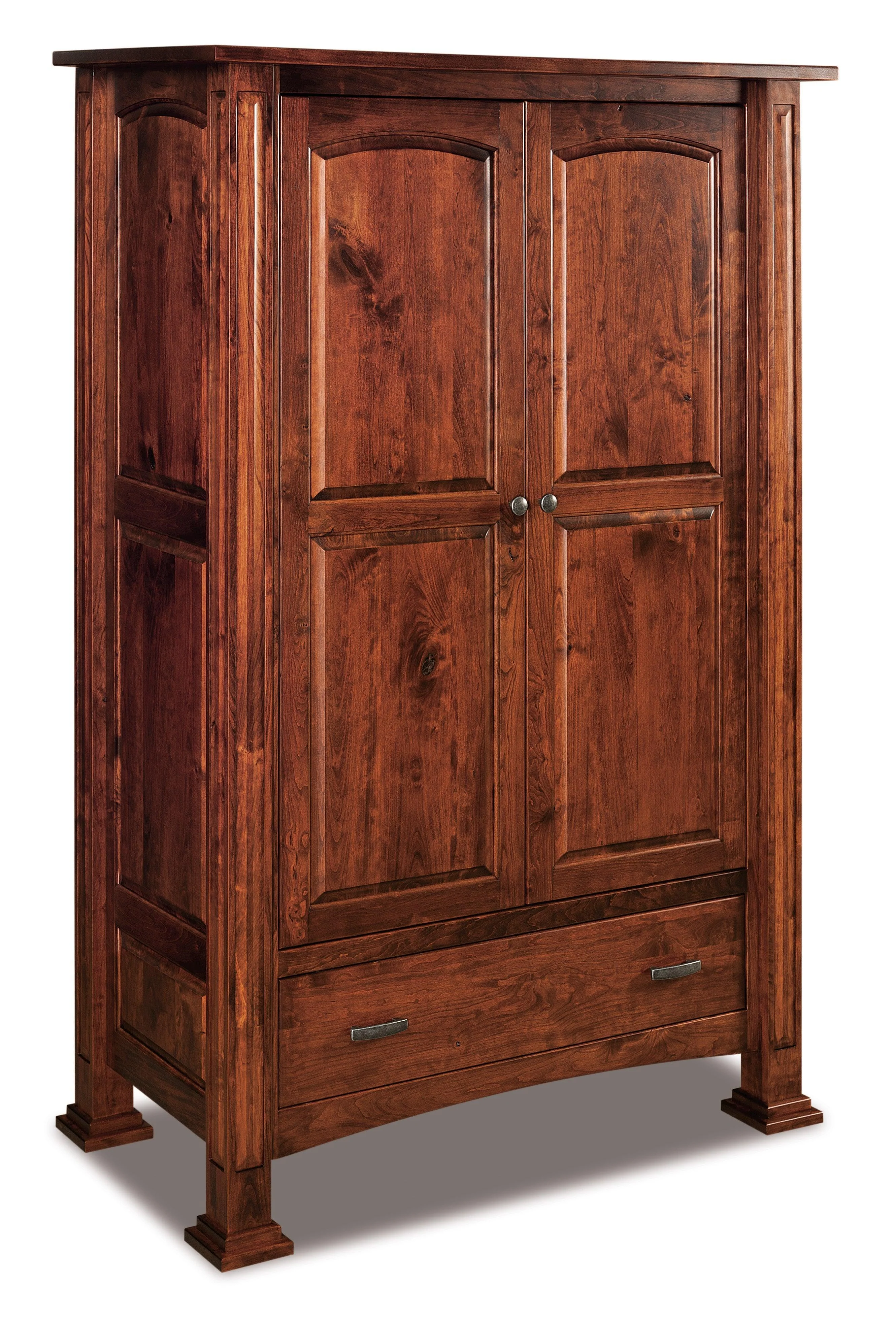 Amish Lexington One Drawer Two Door Wardrobe Armoire