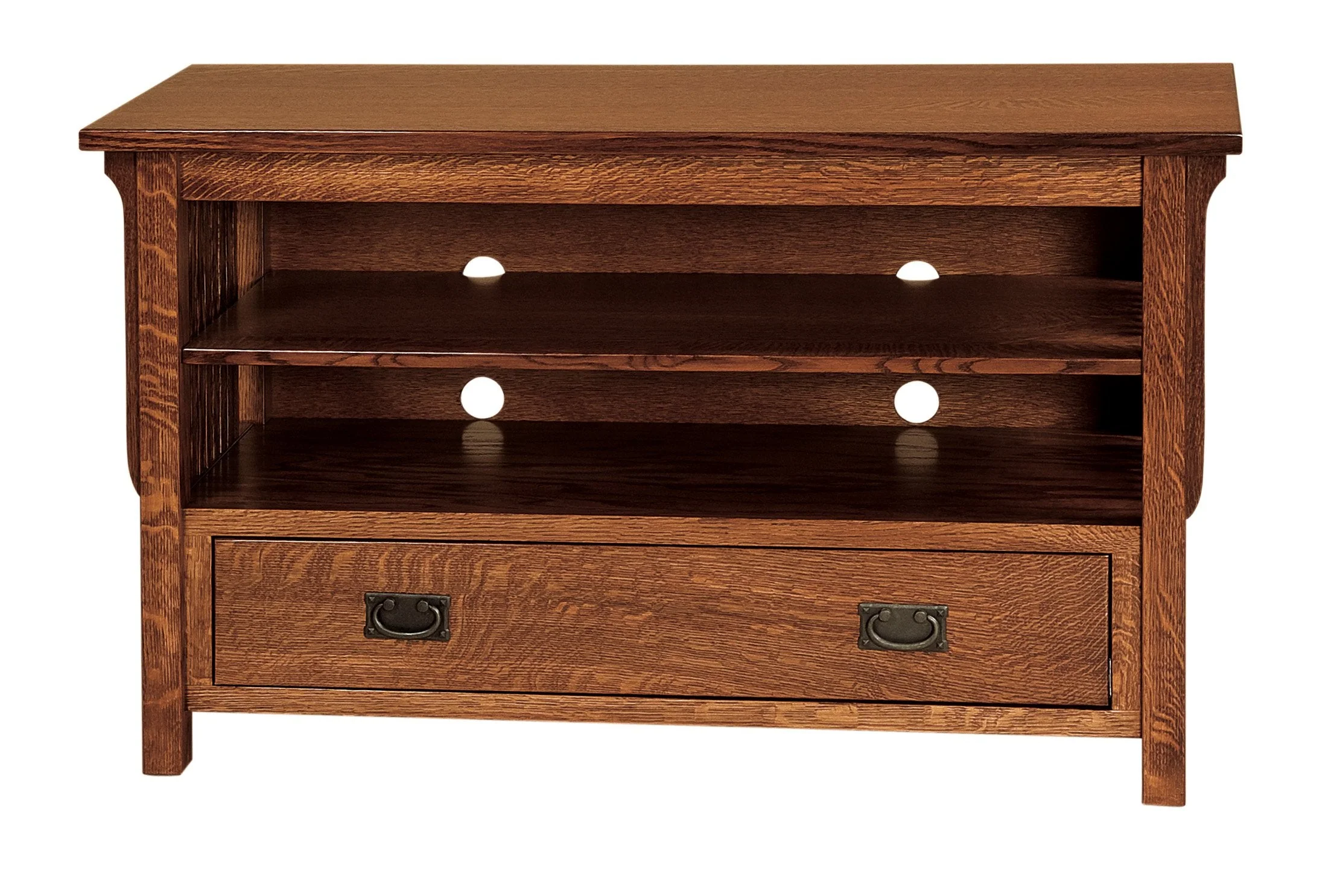 Amish Landmark Open TV Cabinet