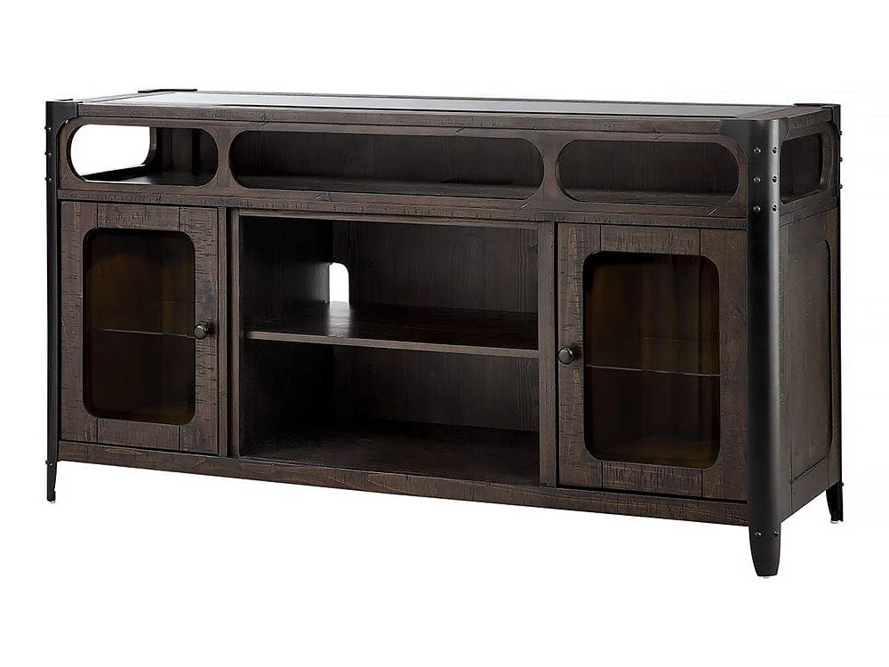 Paige TV Stand in Noir Brown