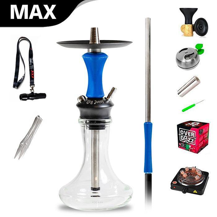 Big Jonny Hookah ESS (Evil Stainless Steel) - Blue