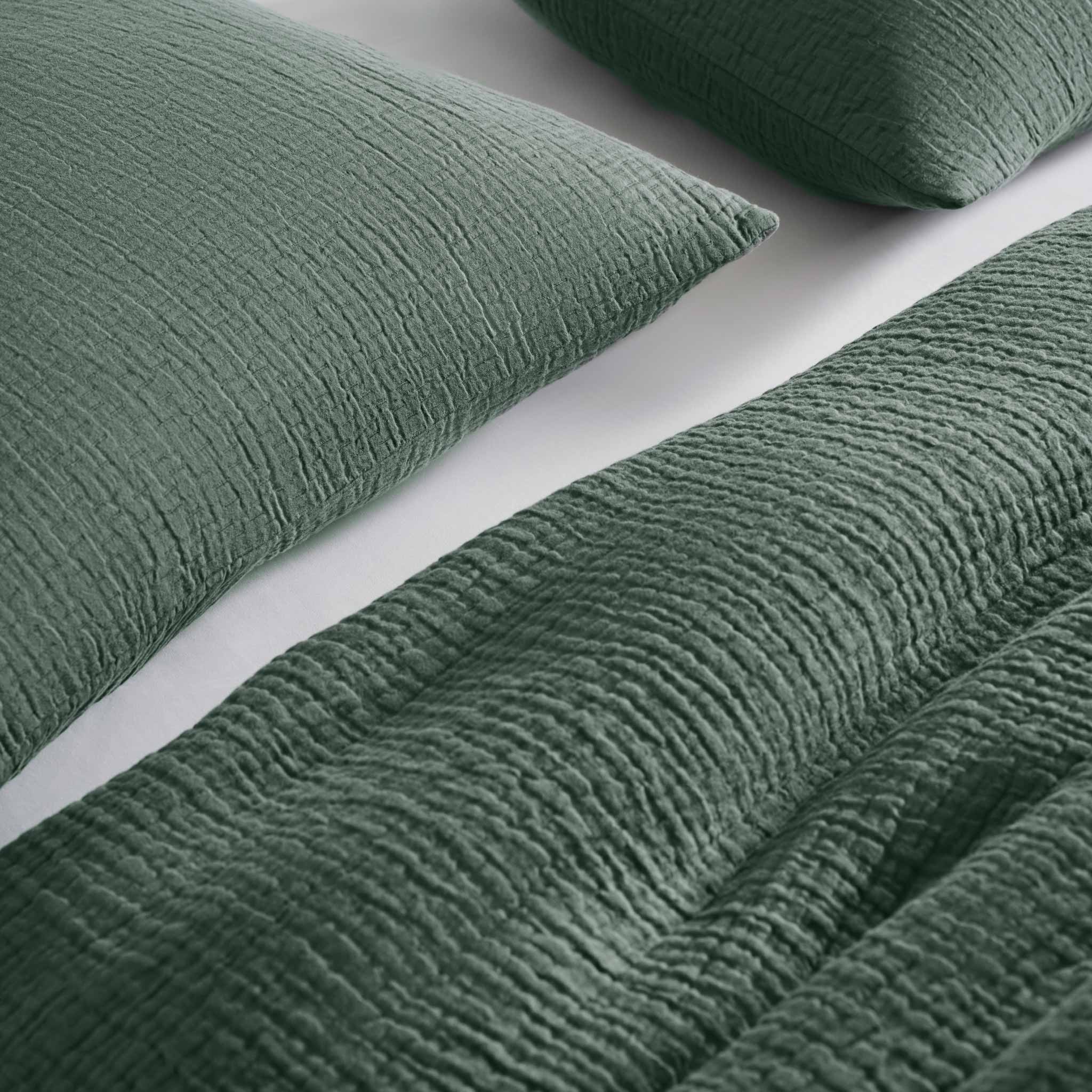 Breezeweave Crinkle Cotton Sham Set