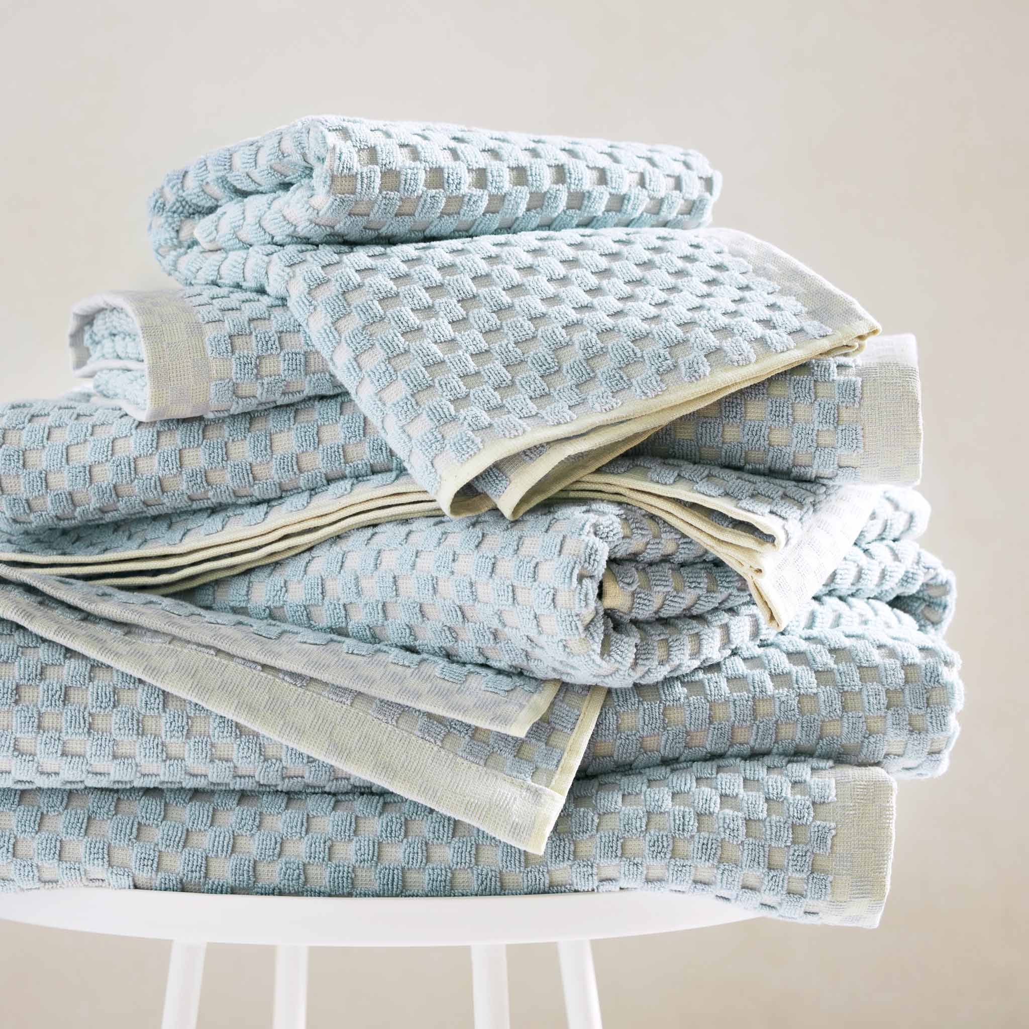 Checkered Jacquard Bath Sheets - Last Call