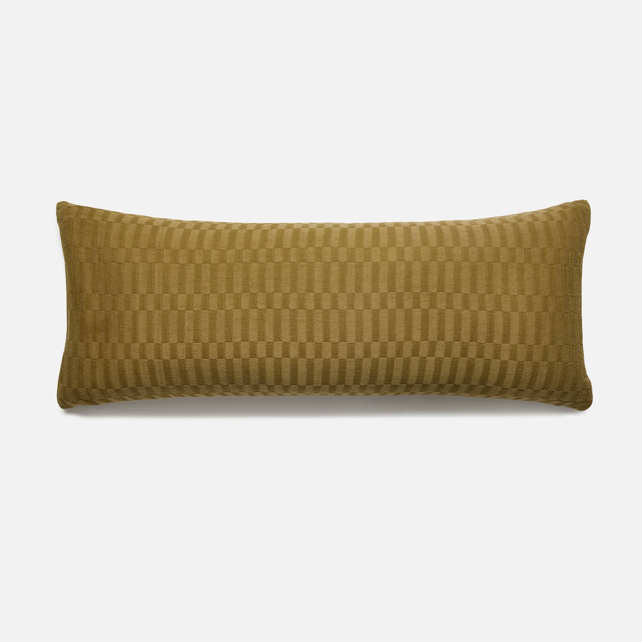 Woven Checkerboard Lumbar Pillow Cover