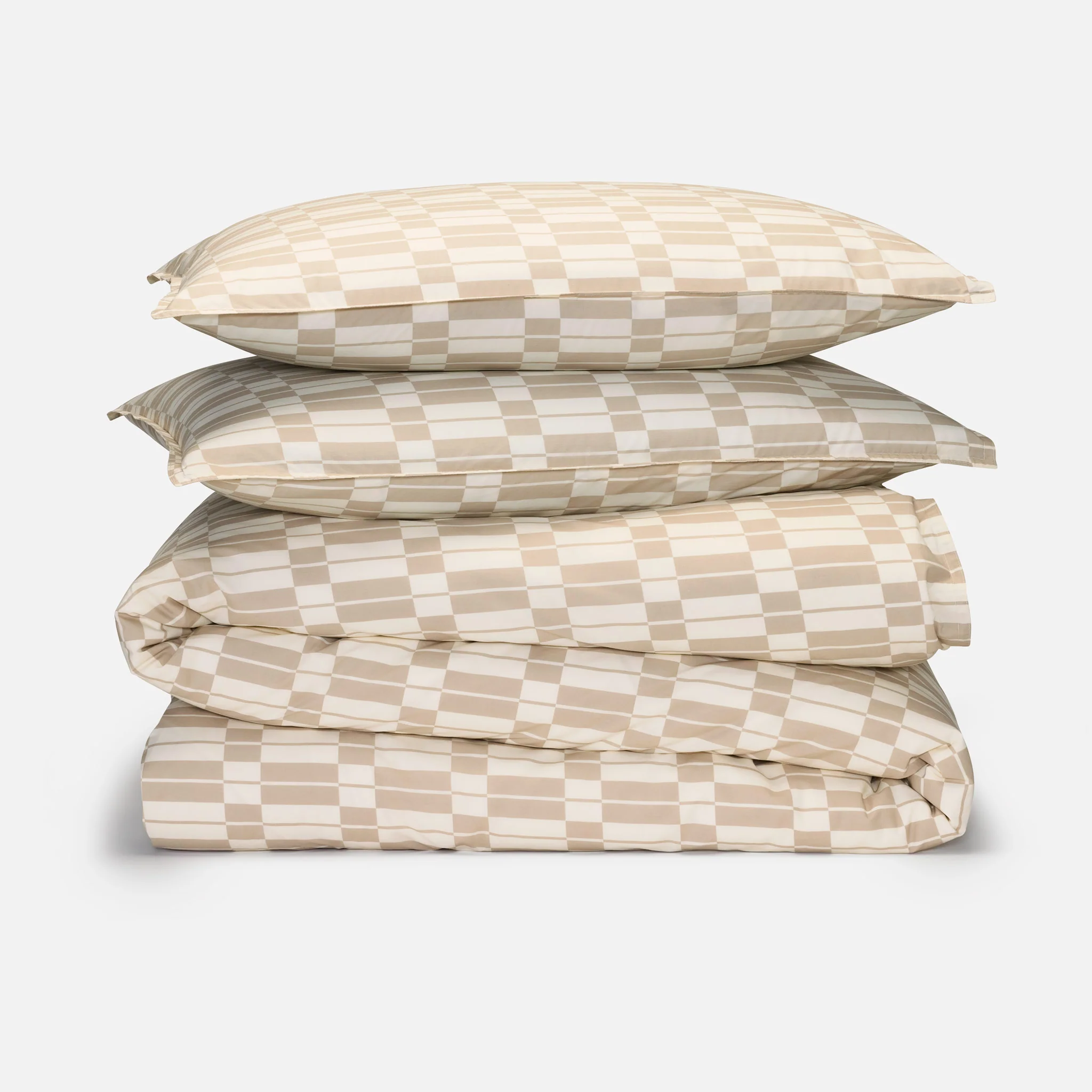 Washed Classic Percale Duvet Set