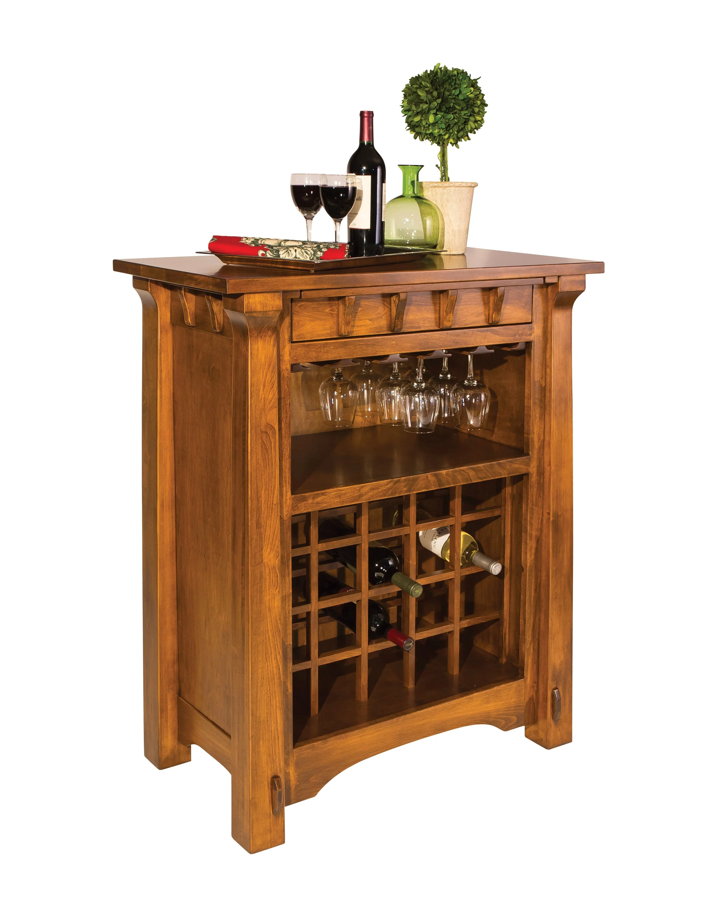 Amish Manitoba Wine Cabinet