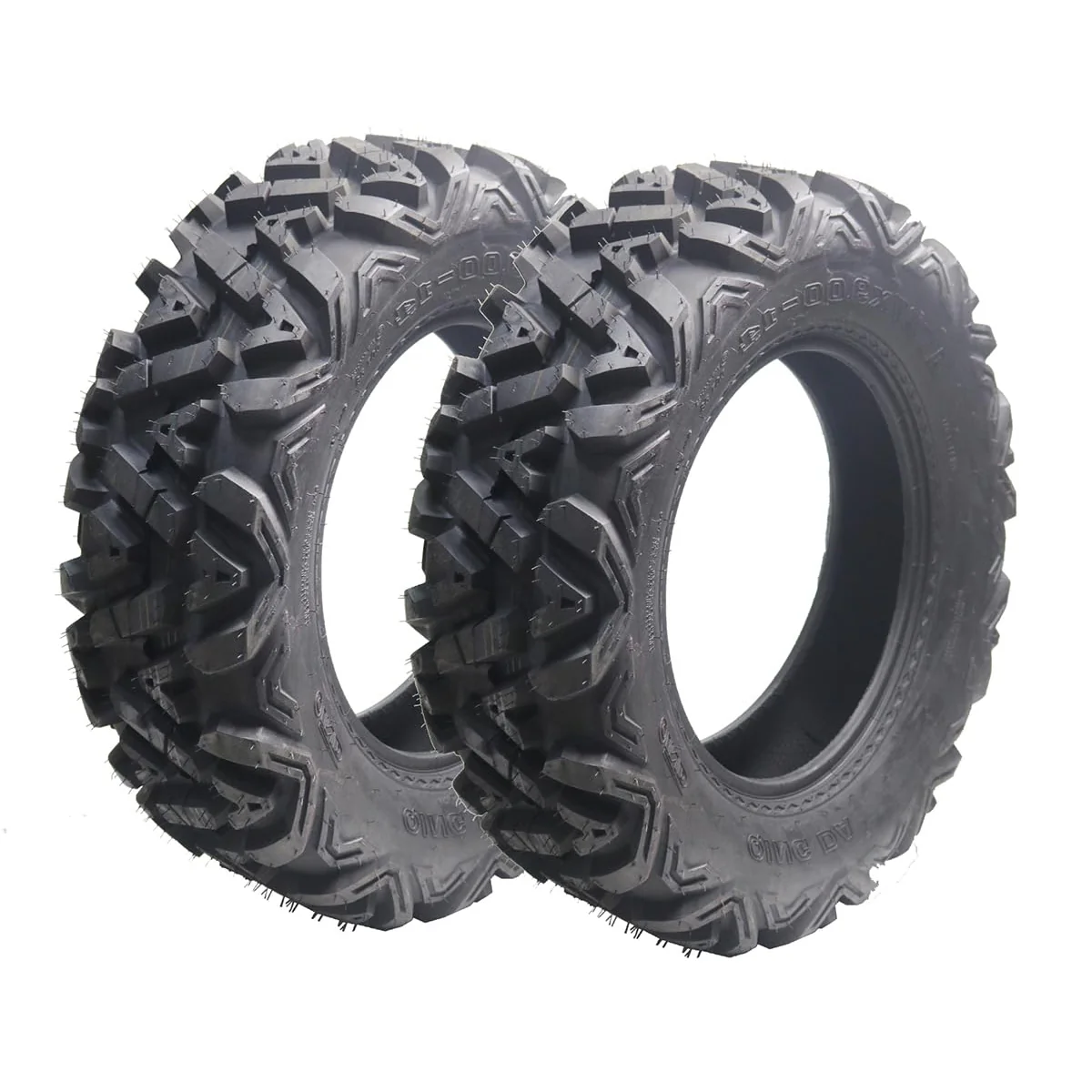 Garvee 2 Pack 27x9-14 ATV Tires 6 PR All-Terrain Tubeless Off-Road Tires for ATV UTV Trail Sand Mud Black