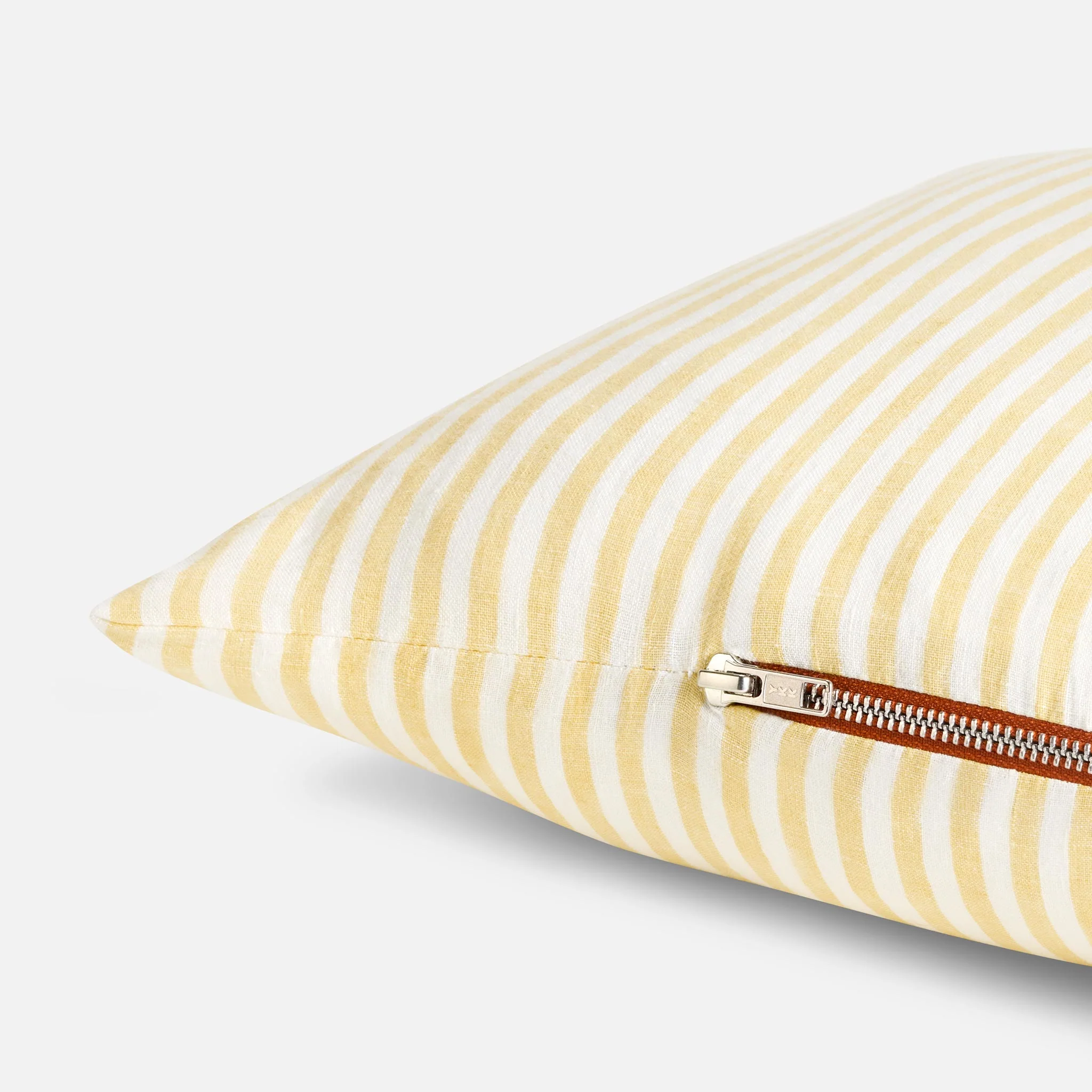 Washed European Linen Lumbar Pillow Cover