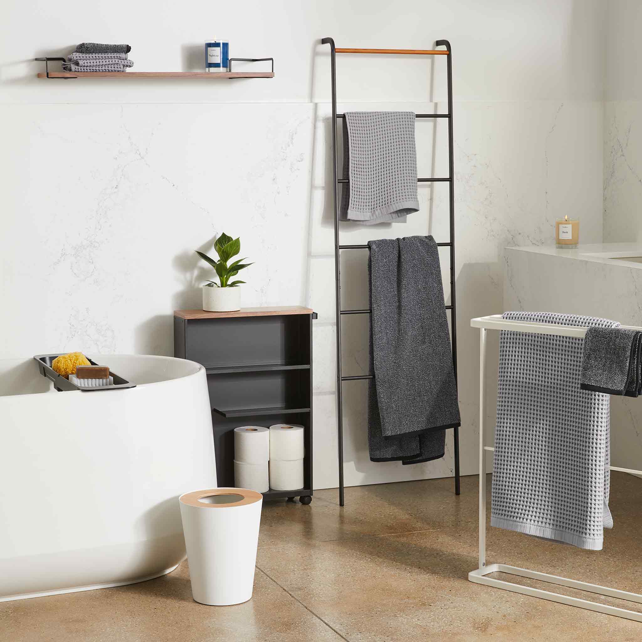 Rolling Slim Bathroom Cart With Handle - Last Call