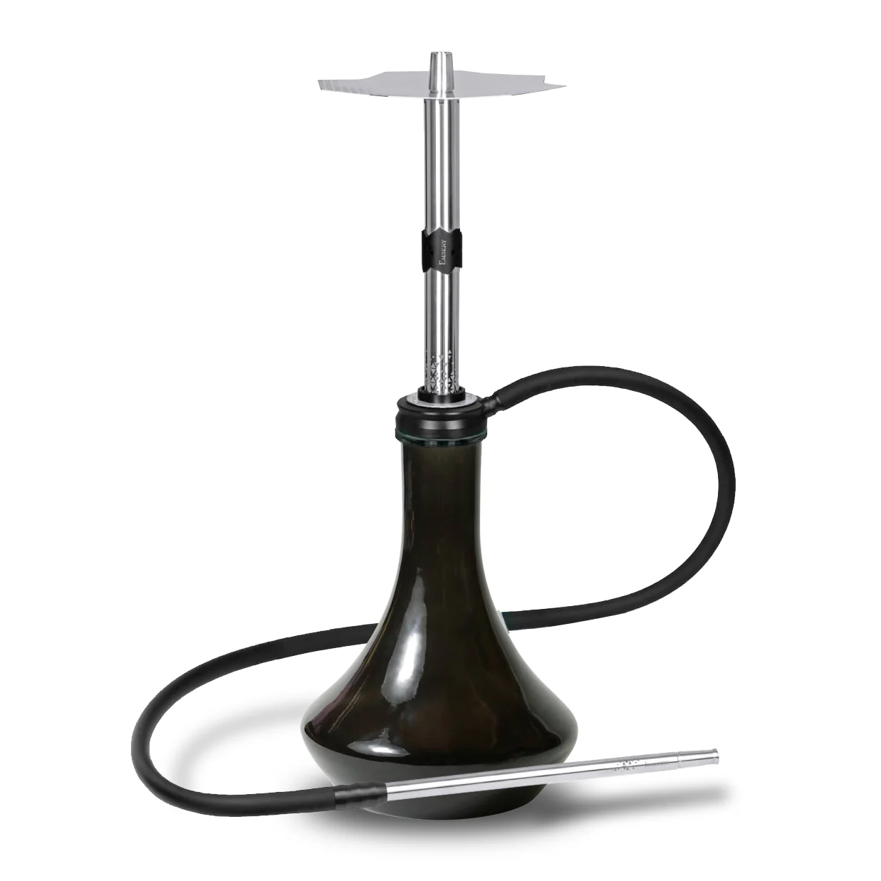 Embery Equal Hookah - Silver Black