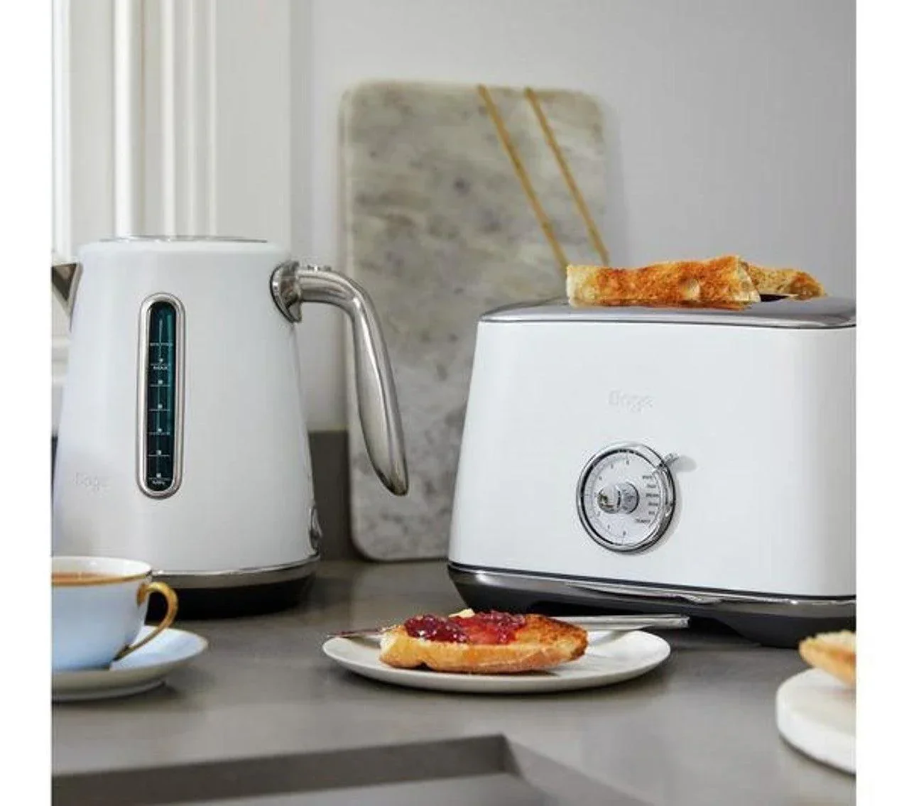 Sage Toast Select Luxe 2 Slice Toaster Sea Salt | STA735SST4GEU1