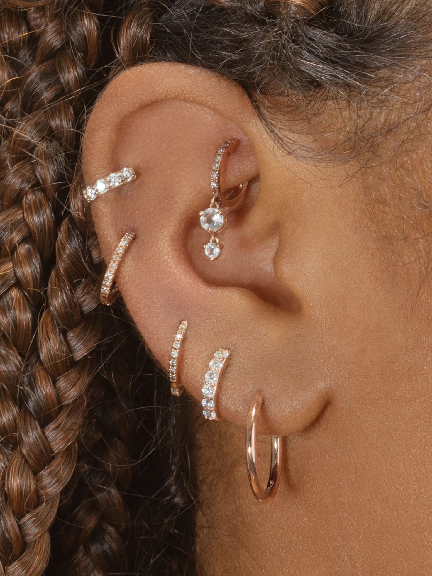 Slim Hoop #2.5 - 14k Rose Gold