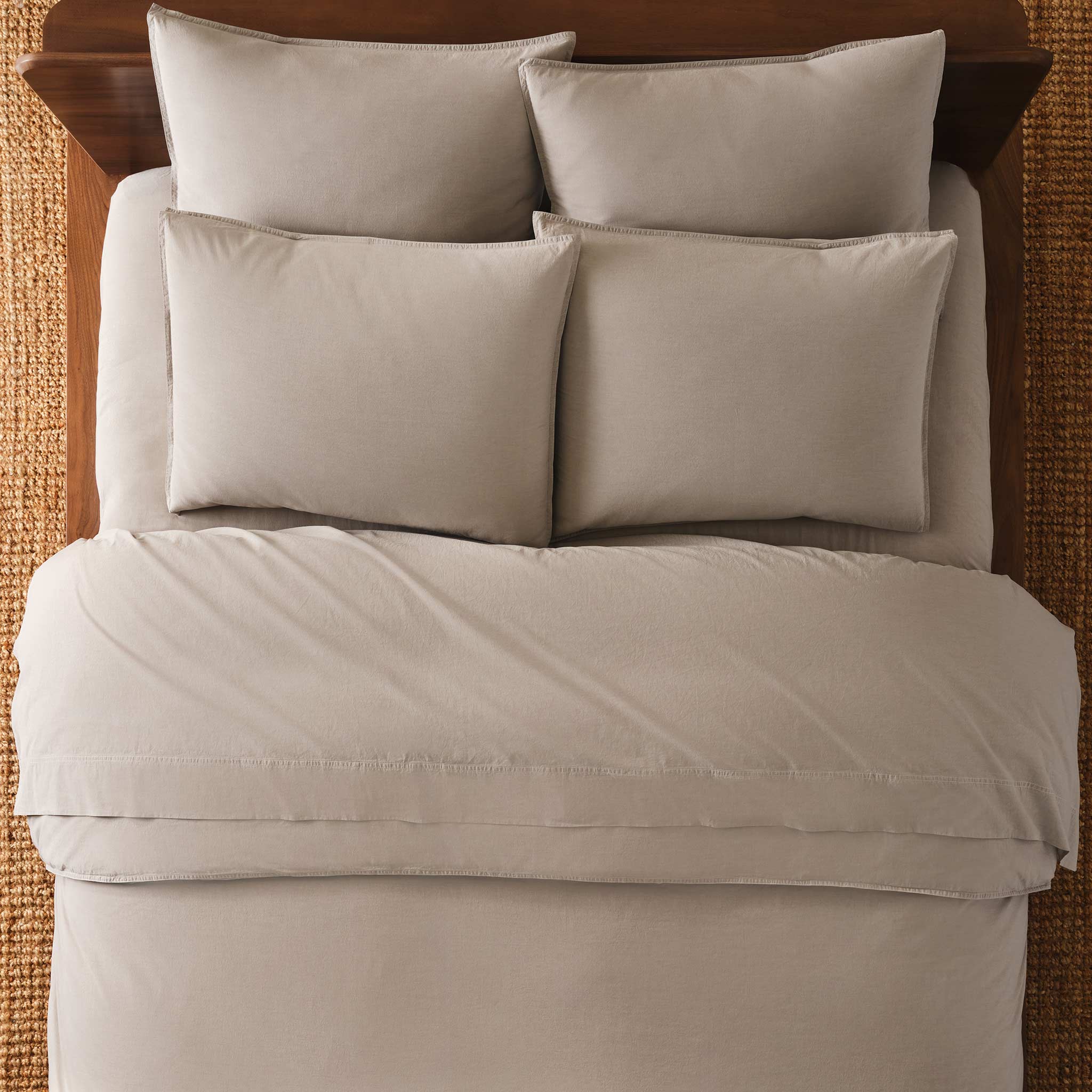 Washed Classic Percale Duvet Cover