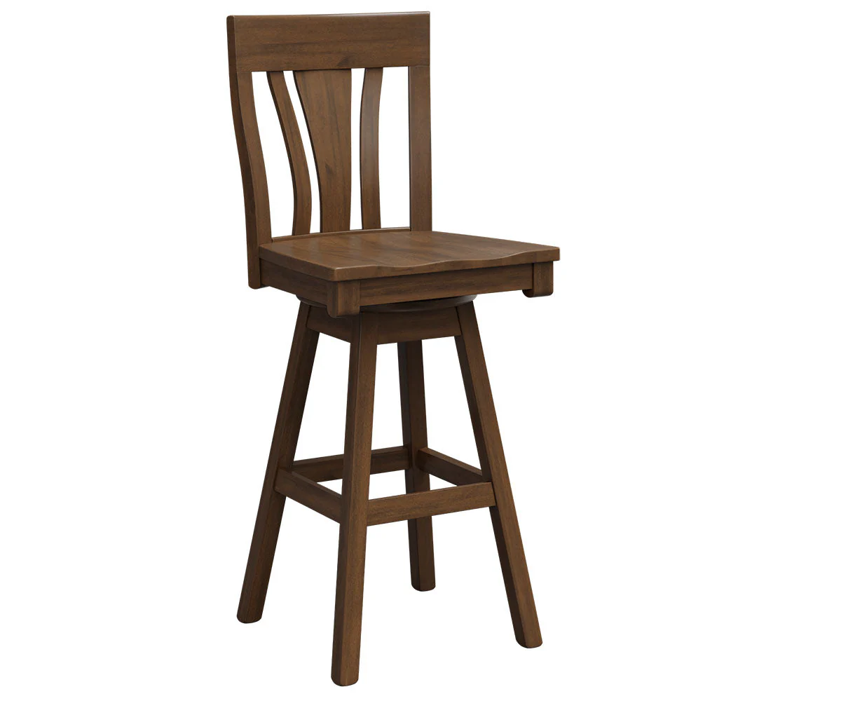 Amish Mega Swivel Bar Chair