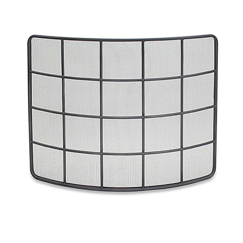 Woodland Bowed Screen, Natural Iron