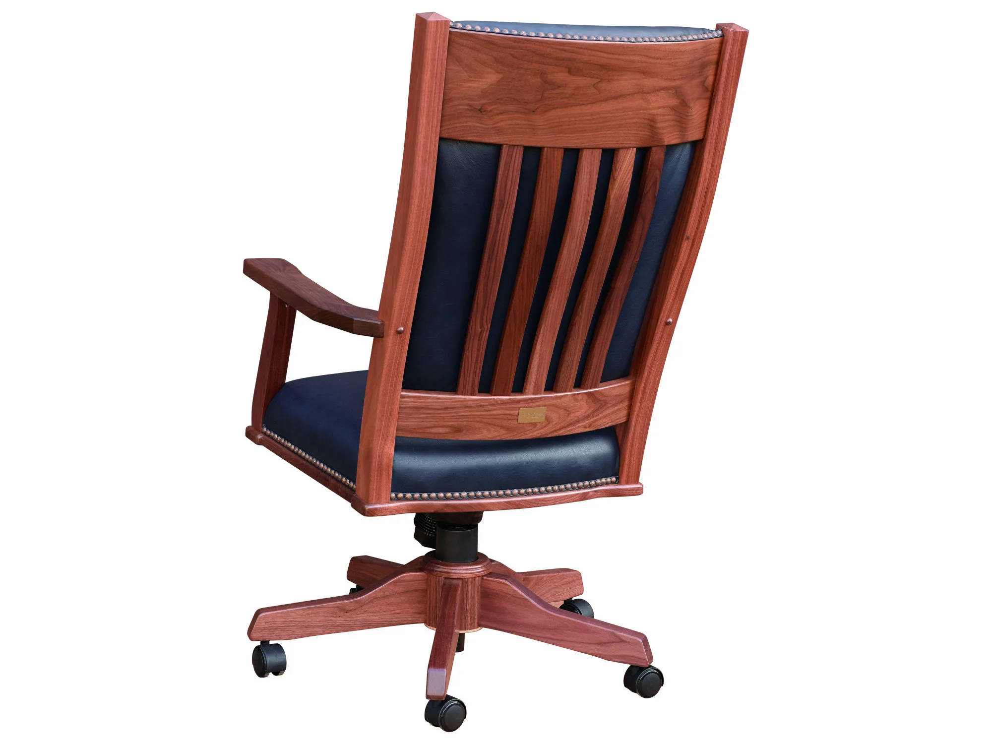 Amish Mission Office Arm Chair with Gas Lift
