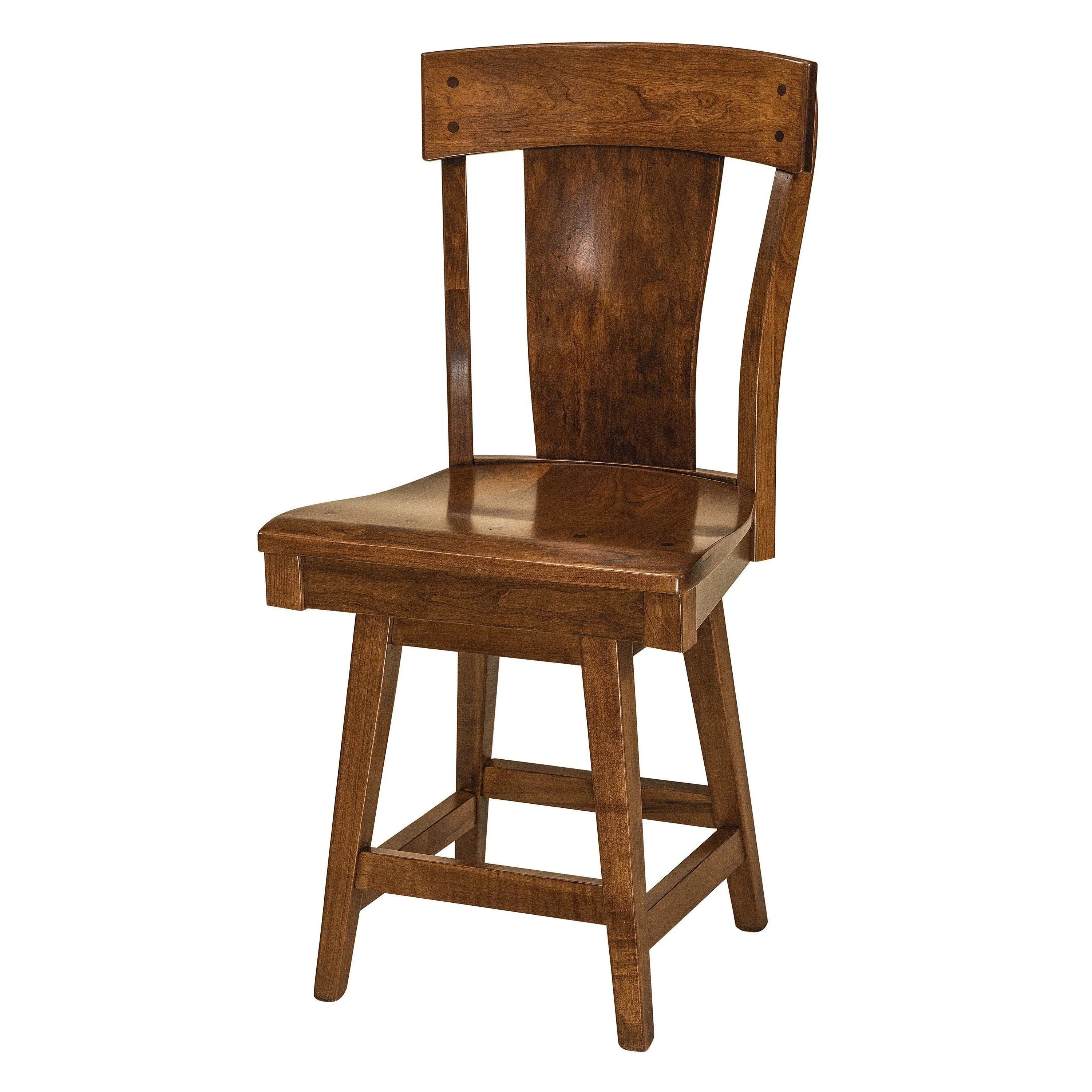 Amish Lacombe Swivel Bar Chair