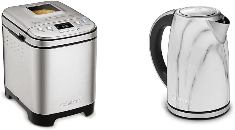 Bread Maker Machine, Compact and Automatic, Customizable Settings, Up to 2lb Loaves