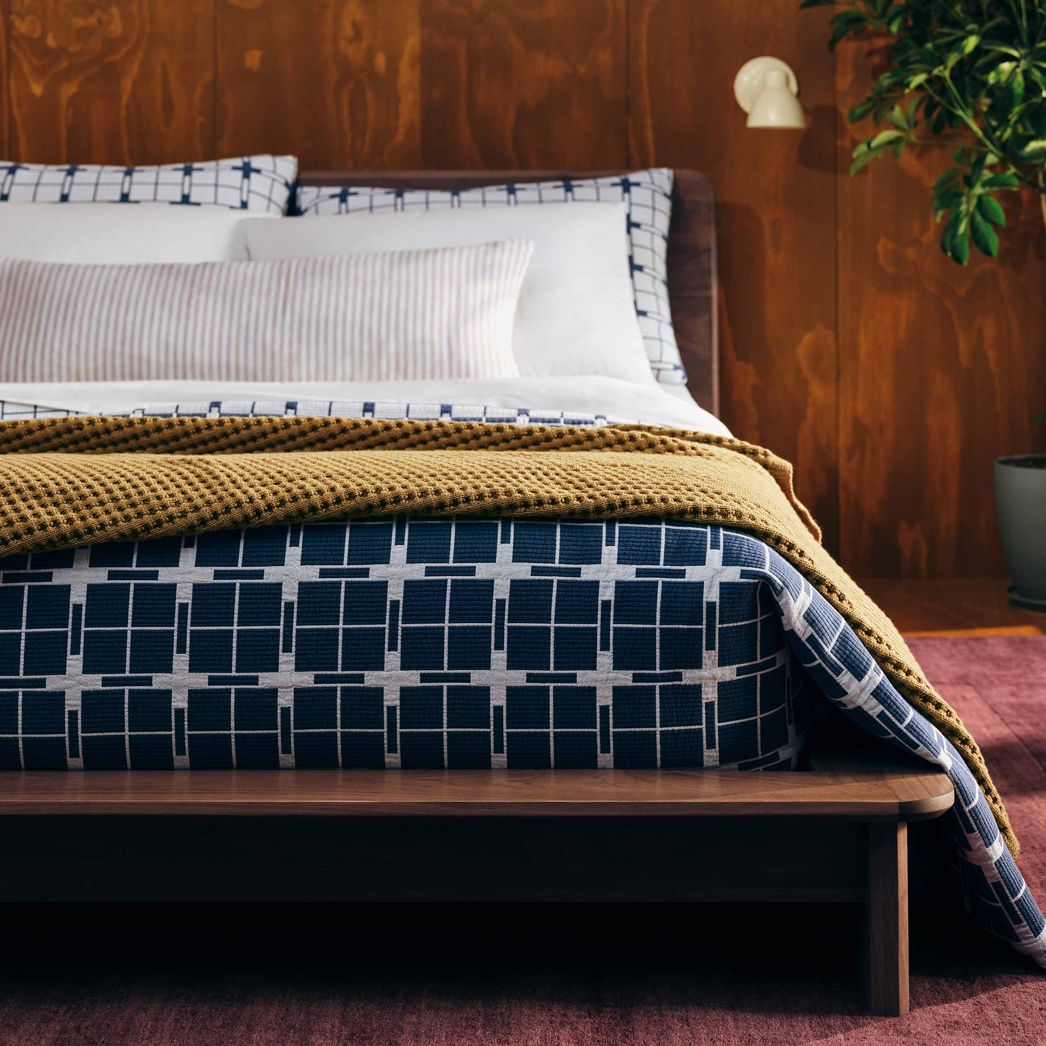 HCB: Ribbed Matelasse Quilt